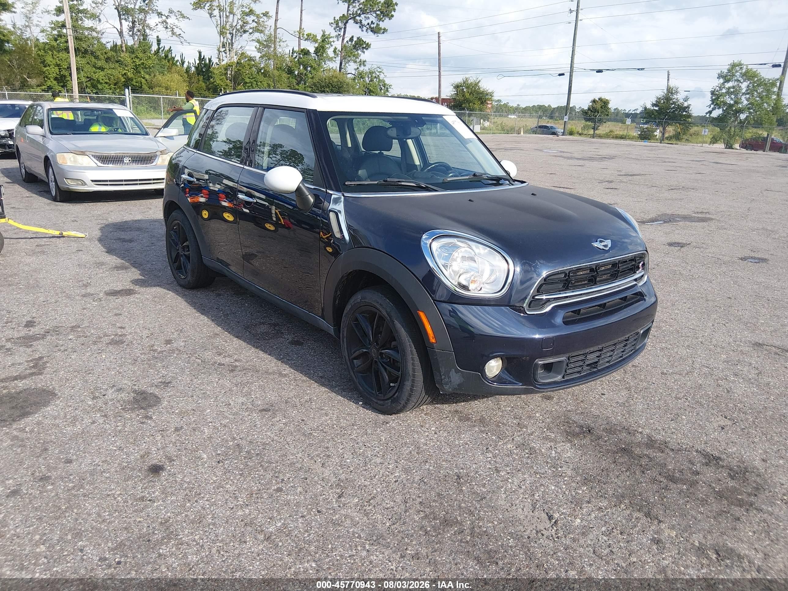 2015 Mini Countryman Cooper S Black vin: WMWZC3C55FWT04841
