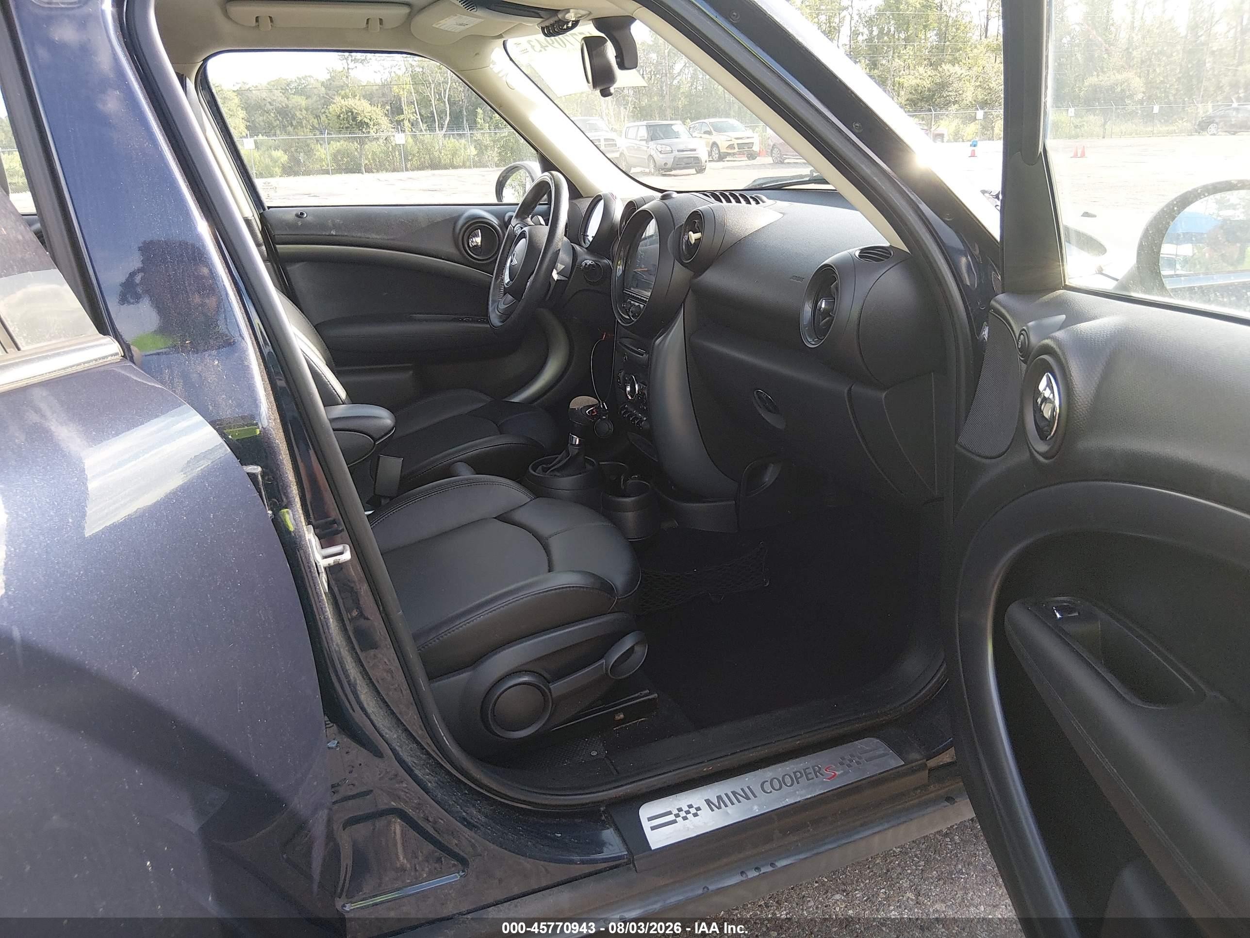 2015 Mini Countryman Cooper S Black vin: WMWZC3C55FWT04841