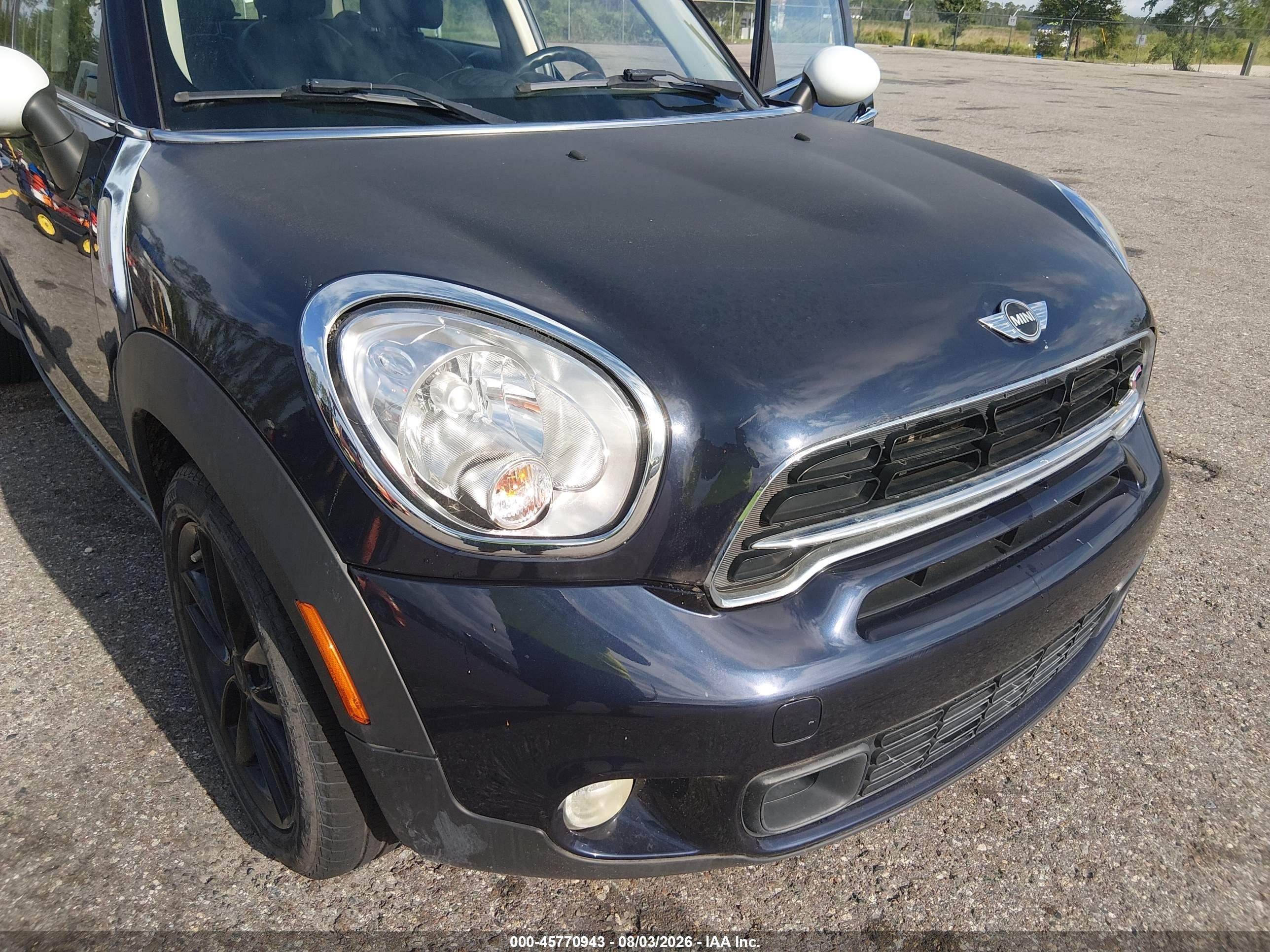 2015 Mini Countryman Cooper S Black vin: WMWZC3C55FWT04841