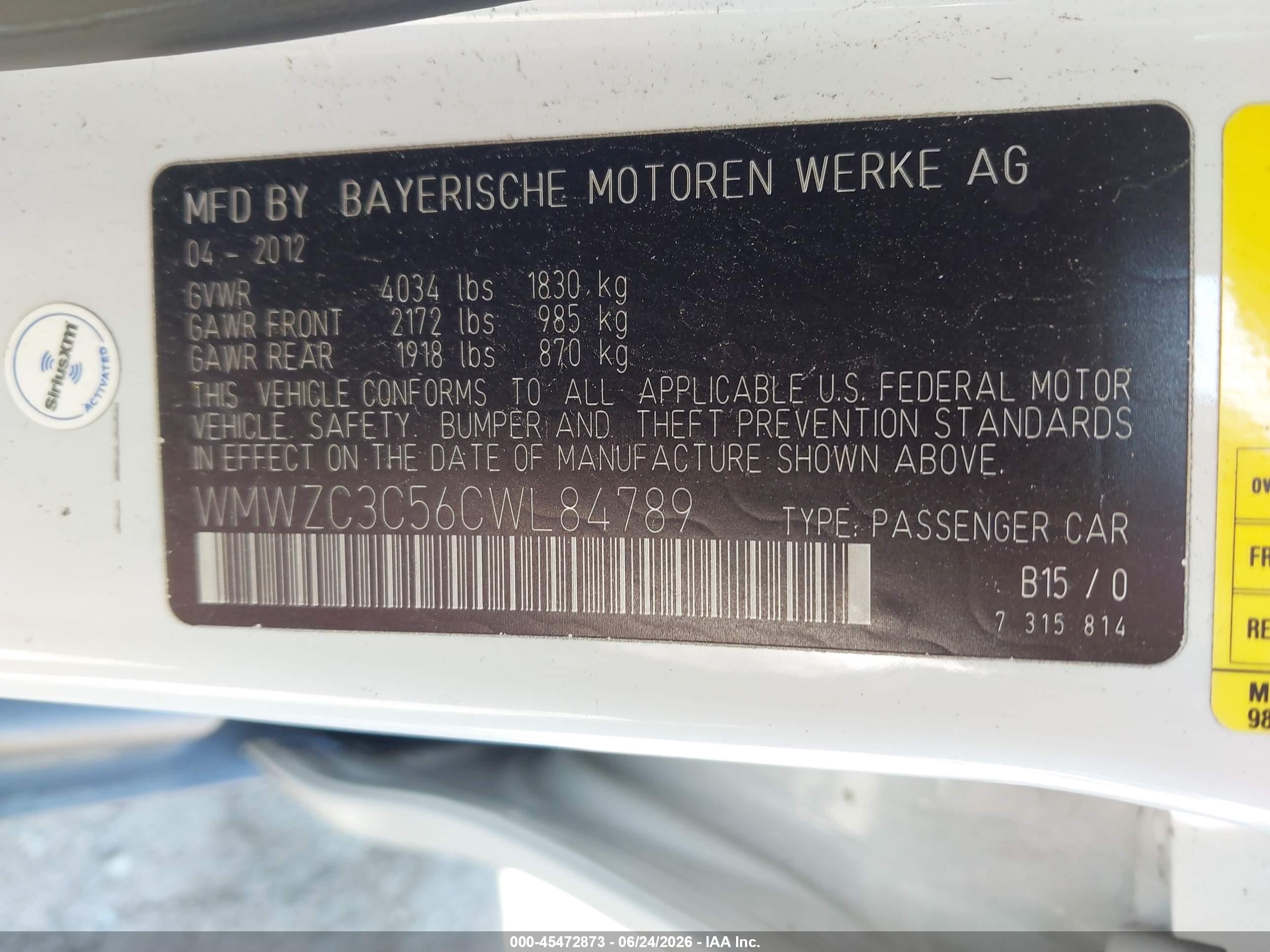2012 Mini Cooper S Countryman   White vin: WMWZC3C56CWL84789