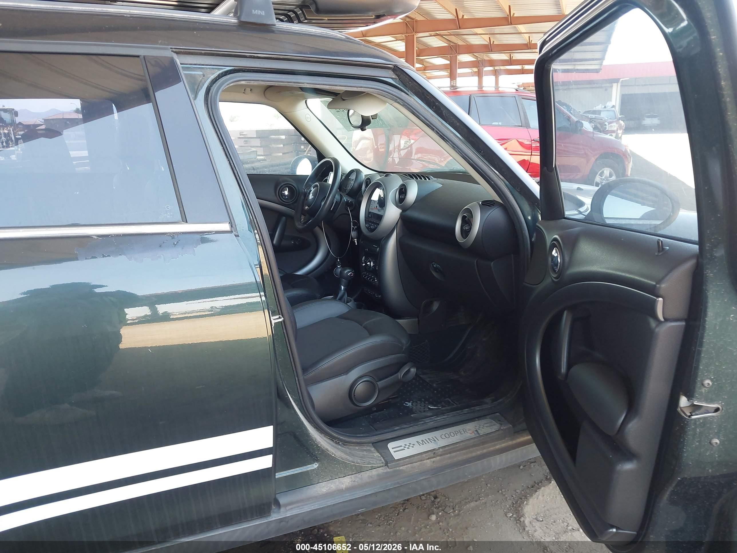 2012 Mini Cooper S Countryman Green vin: WMWZC3C56CWL85943