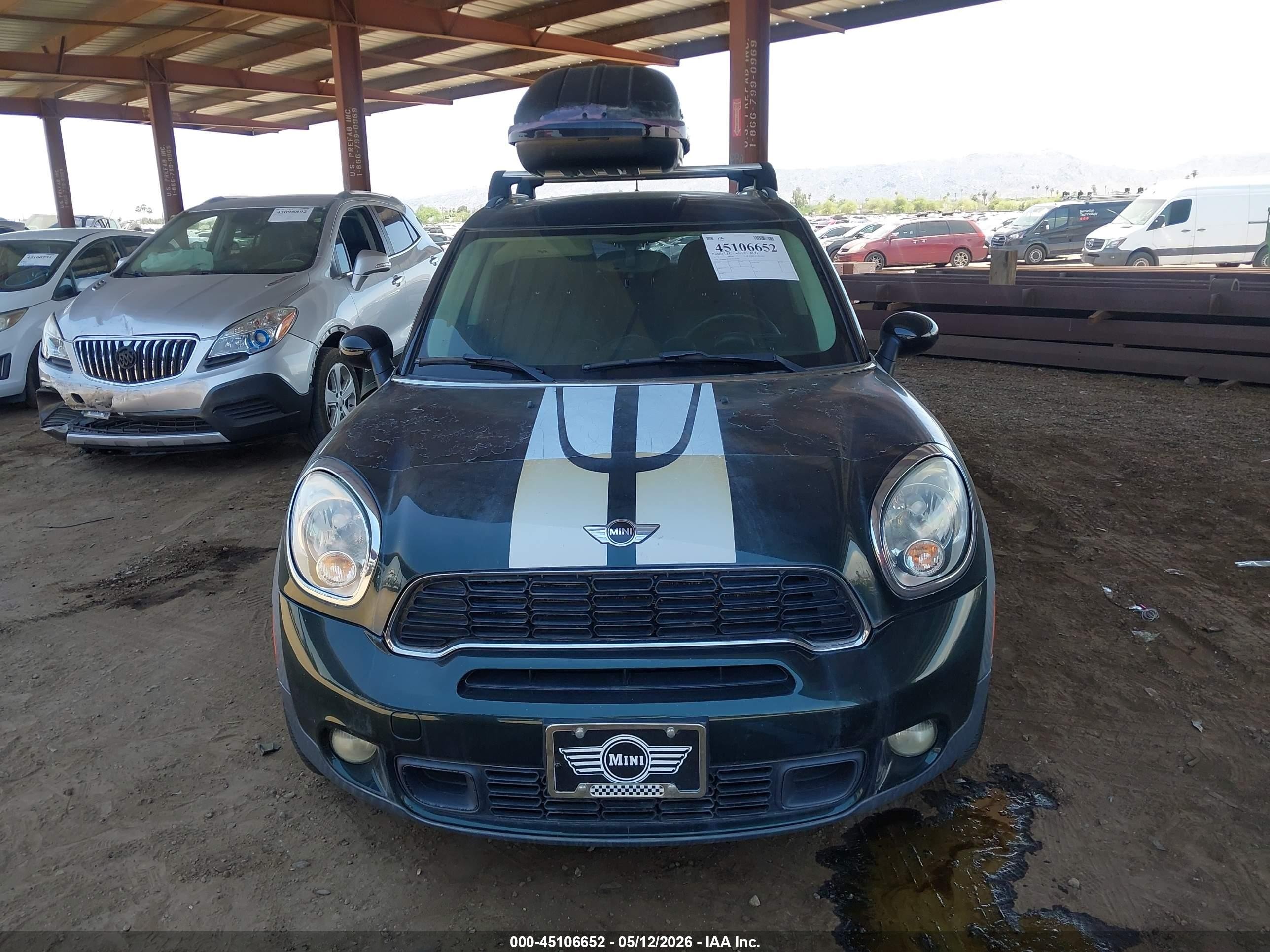 2012 Mini Cooper S Countryman Green vin: WMWZC3C56CWL85943