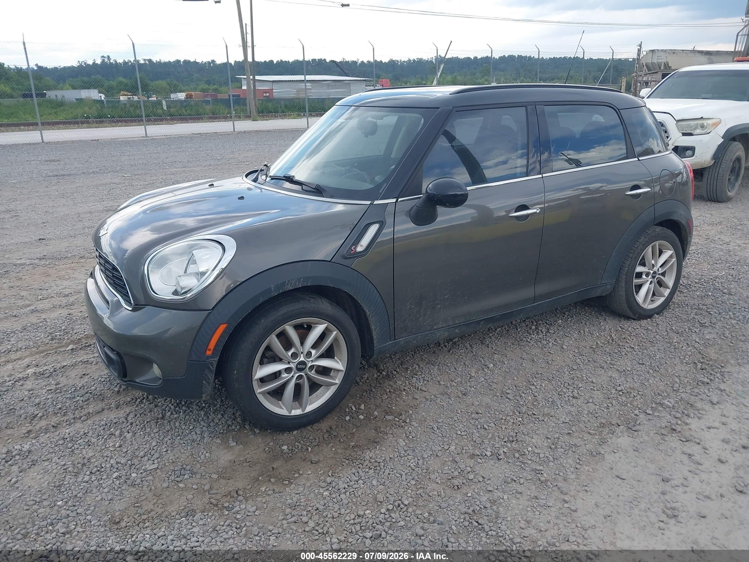 2012 Mini Cooper S Countryman   Gray vin: WMWZC3C56CWM28063