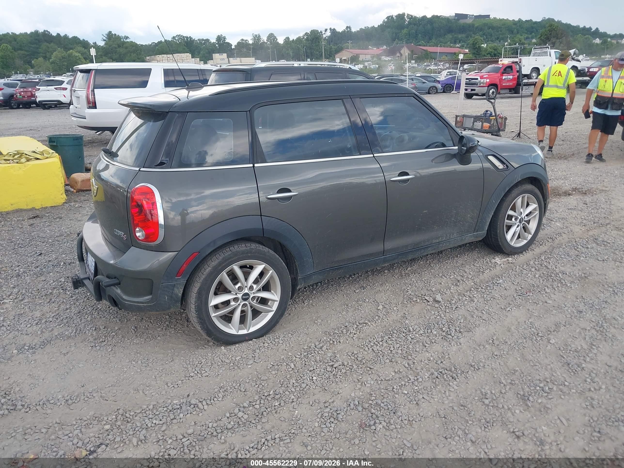 2012 Mini Cooper S Countryman   Gray vin: WMWZC3C56CWM28063