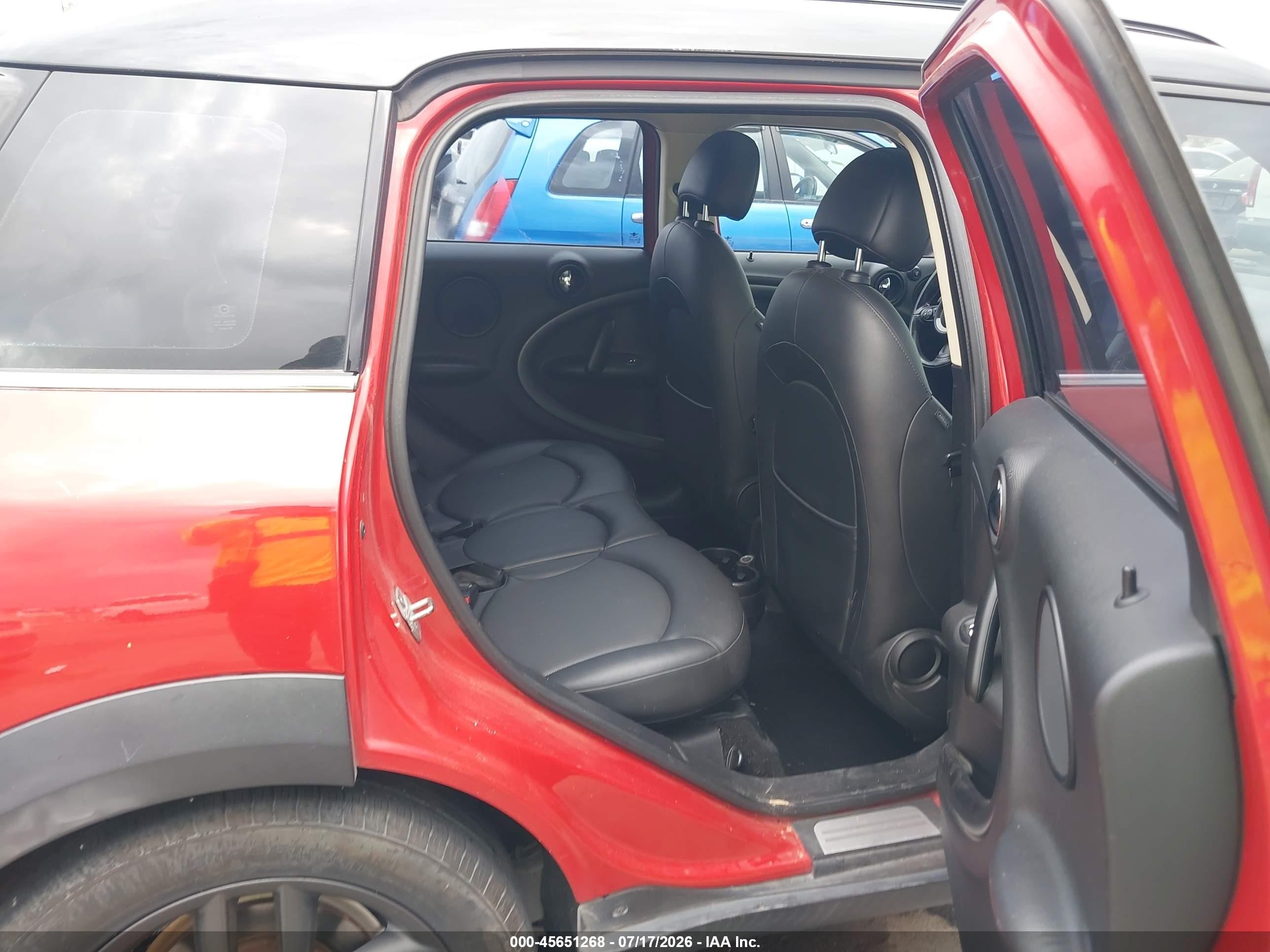 2013 Mini Countryman Cooper S Red vin: WMWZC3C56DWP21544