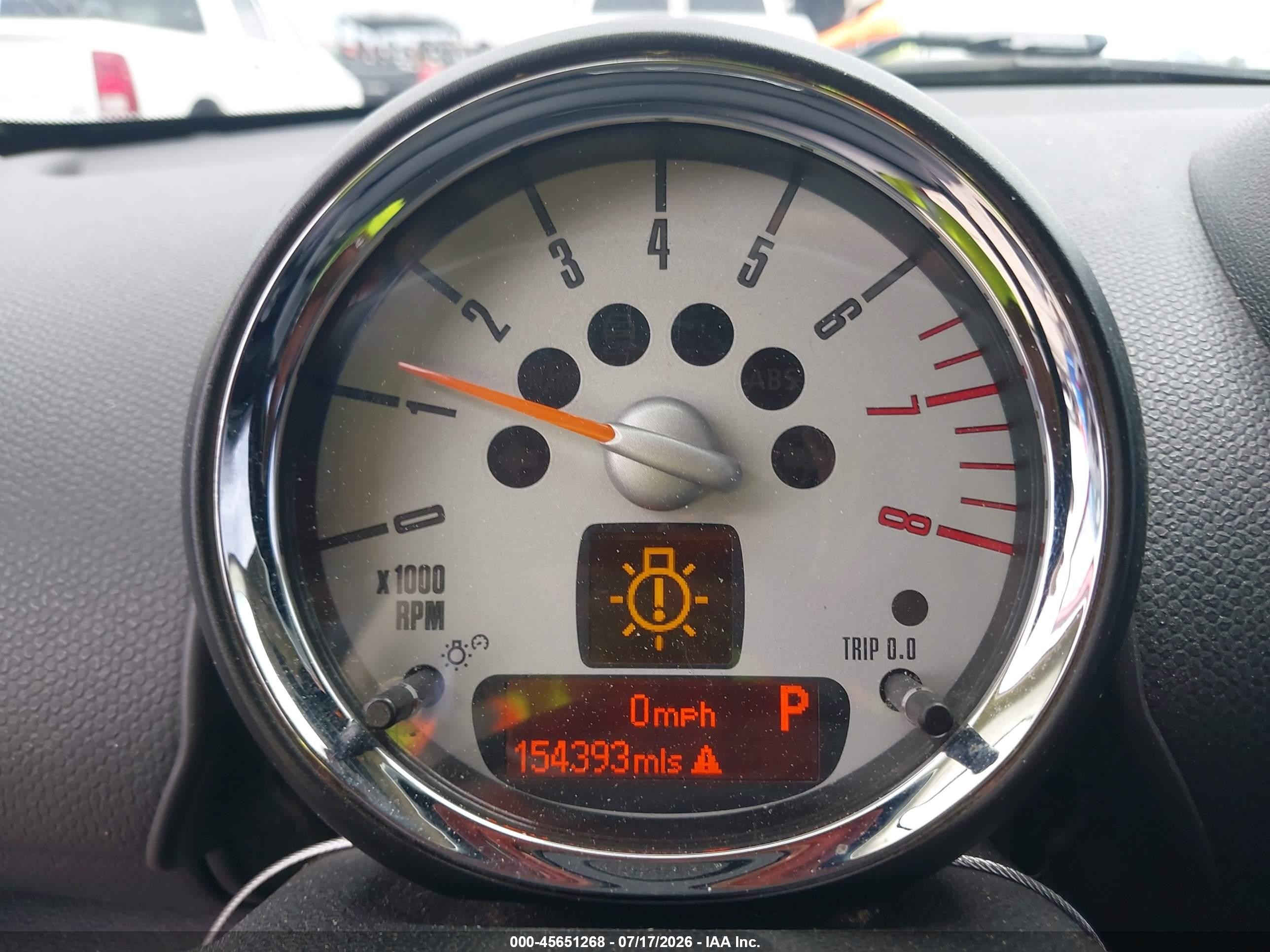 2013 Mini Countryman Cooper S Red vin: WMWZC3C56DWP21544