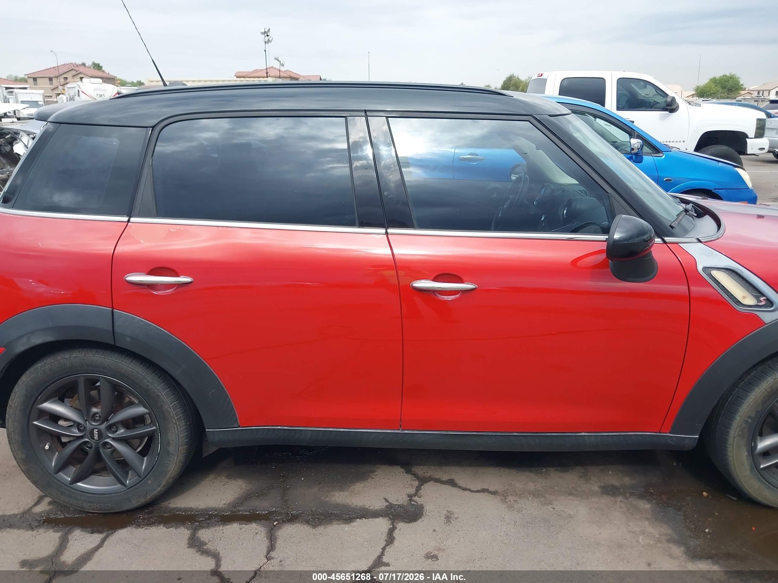 2013 Mini Countryman Cooper S Red vin: WMWZC3C56DWP21544
