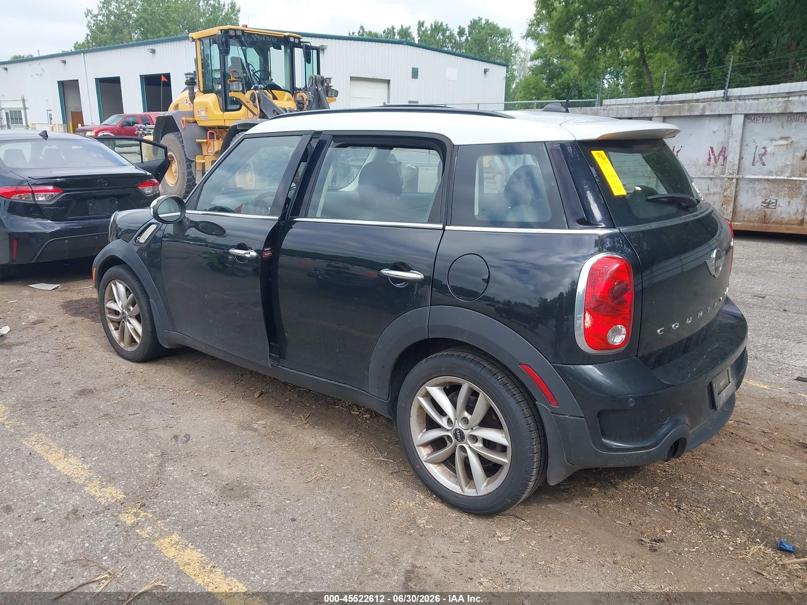 2013 Mini Countryman Cooper S Black vin: WMWZC3C56DWP23939