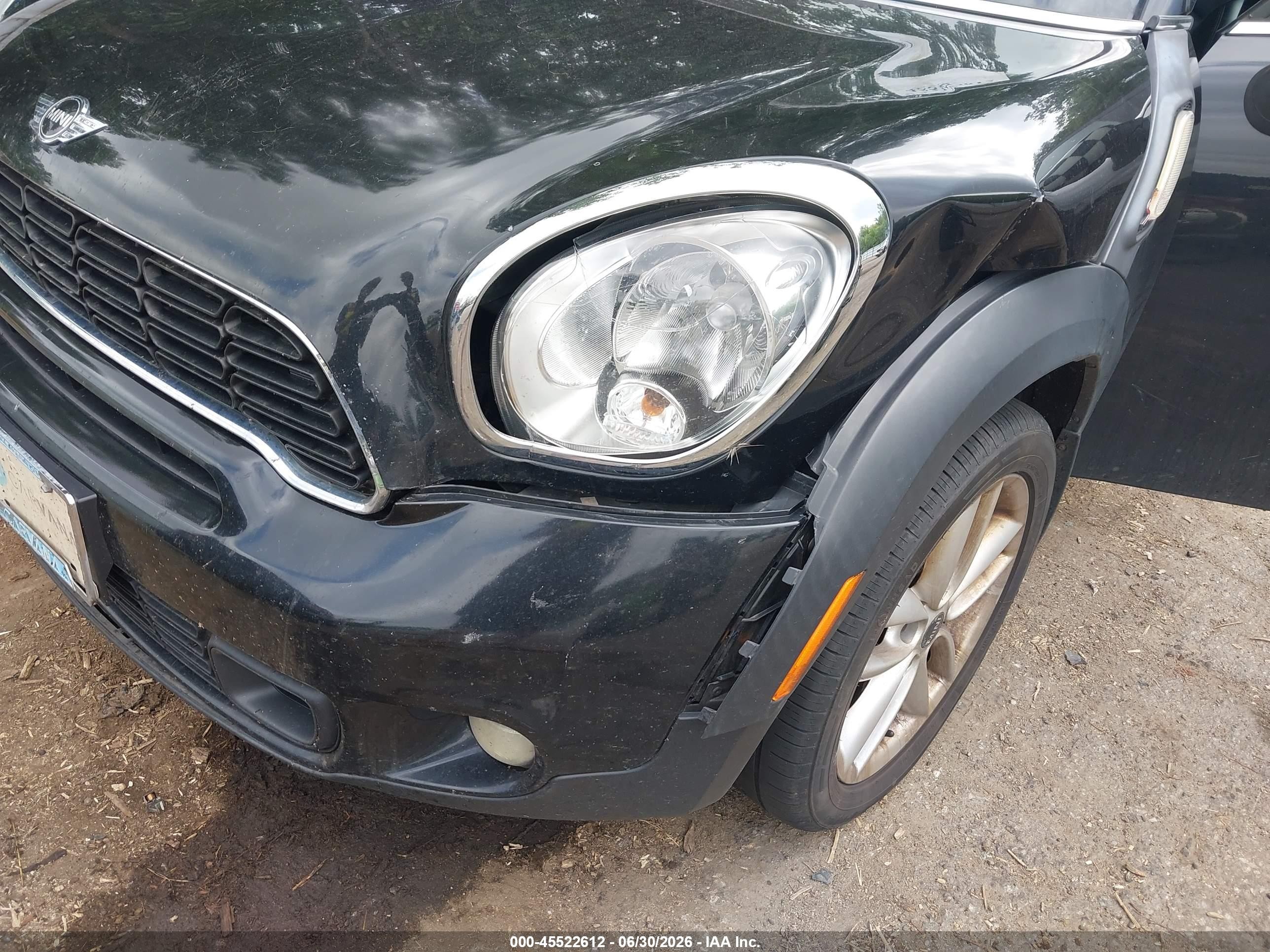 2013 Mini Countryman Cooper S Black vin: WMWZC3C56DWP23939