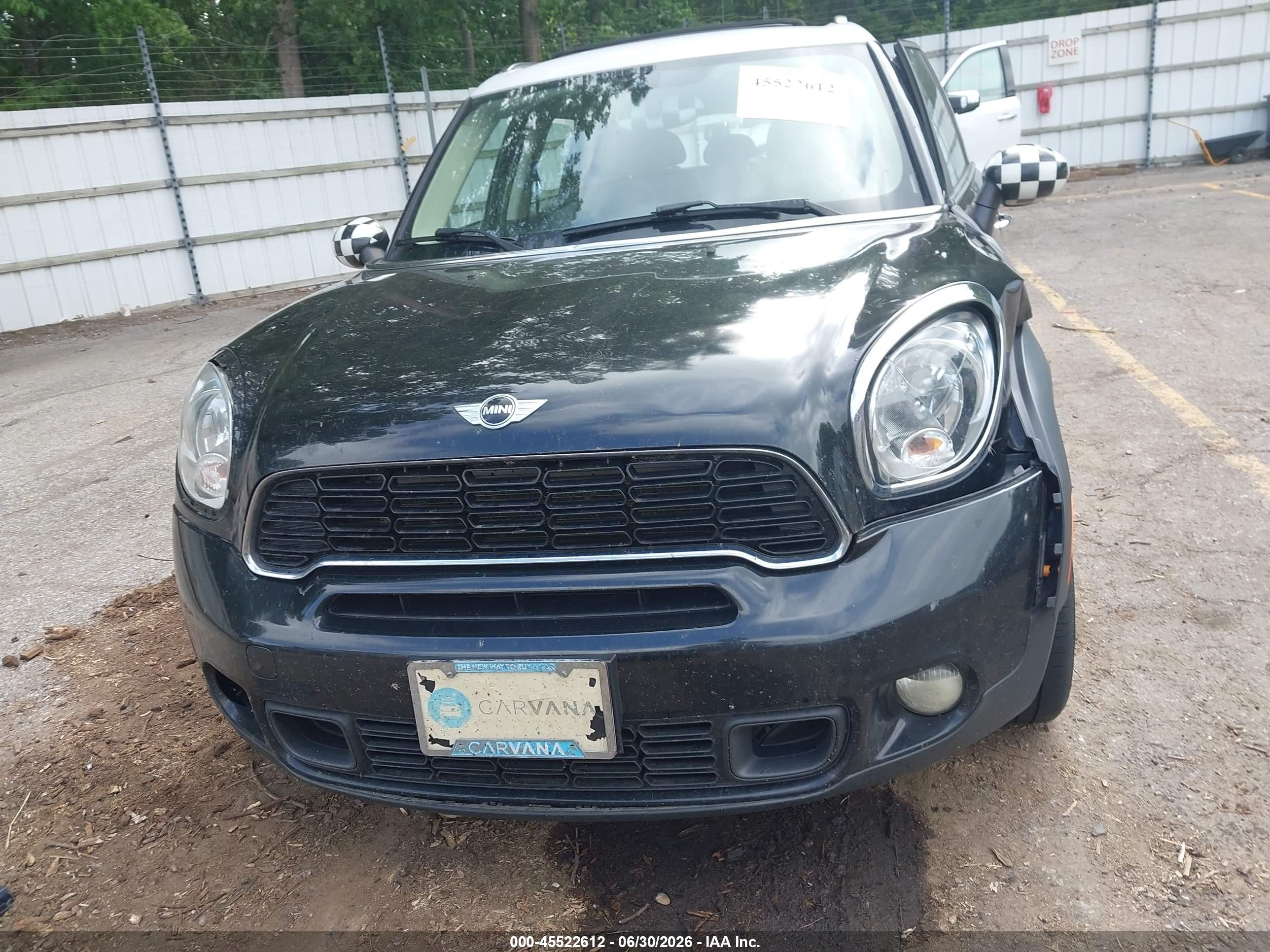 2013 Mini Countryman Cooper S Black vin: WMWZC3C56DWP23939