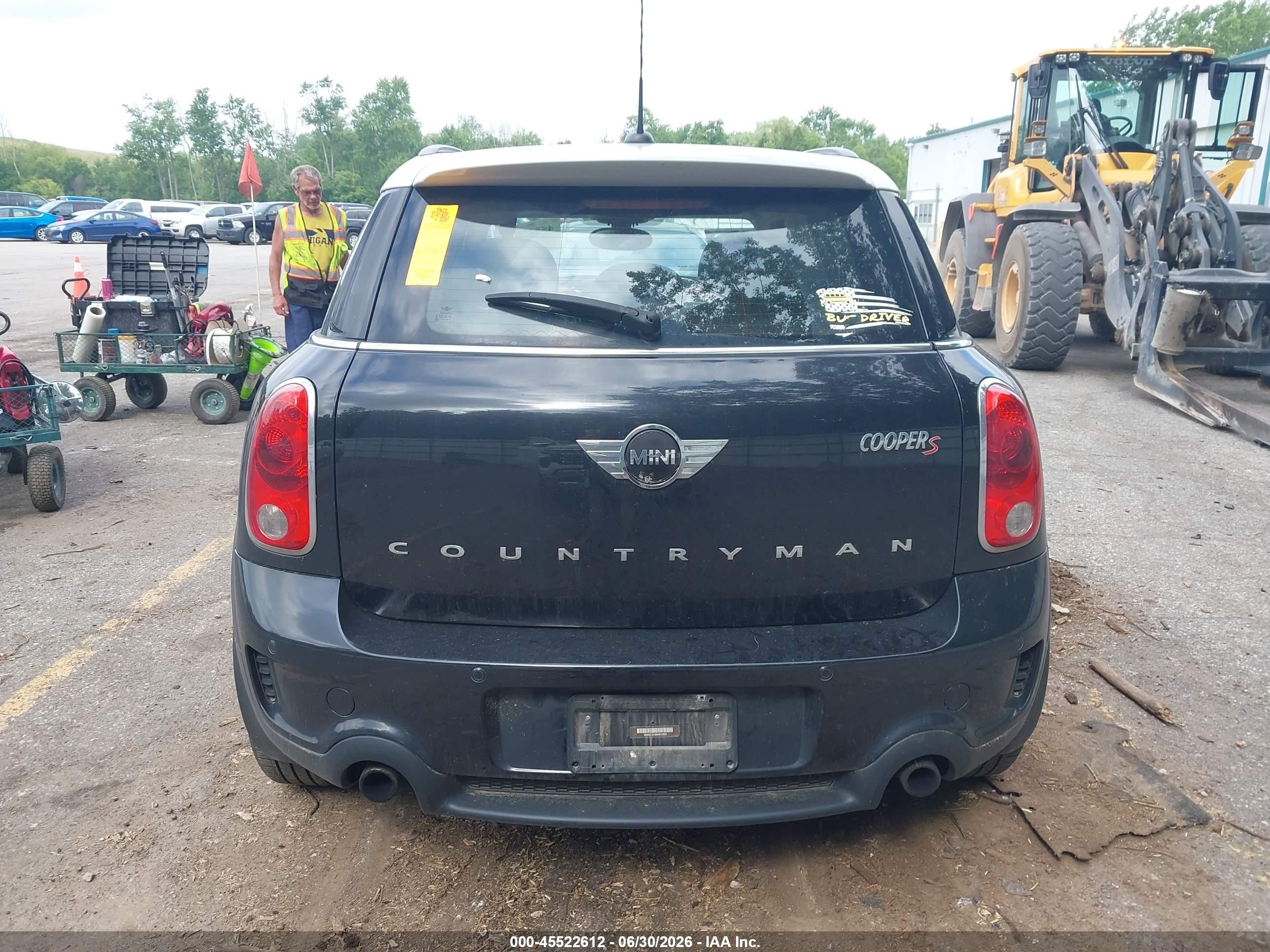 2013 Mini Countryman Cooper S Black vin: WMWZC3C56DWP23939