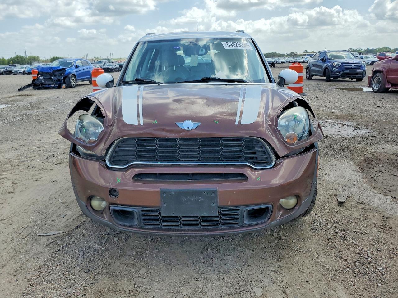 2013 Mini Cooper S Countryman Brown vin: WMWZC3C56DWP24640