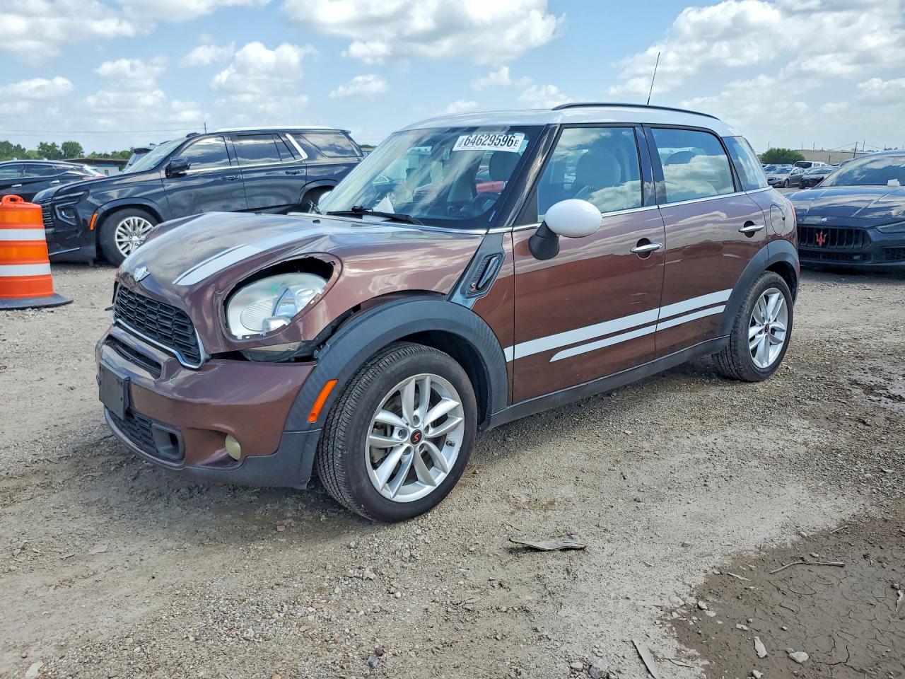 2013 Mini Cooper S Countryman Коричневый vin: WMWZC3C56DWP24640