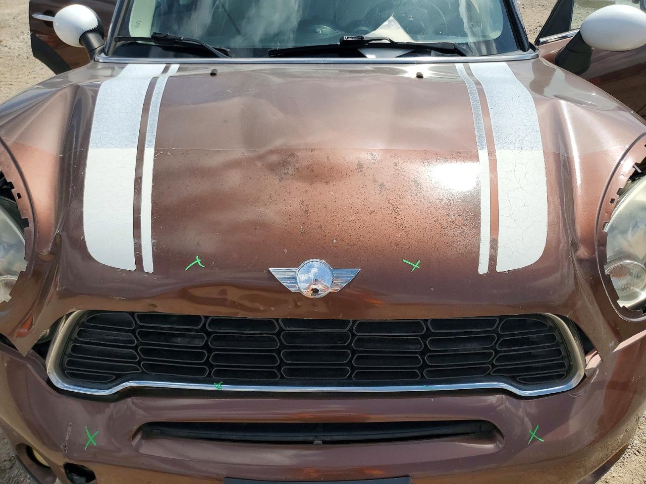 2013 Mini Cooper S Countryman Brown vin: WMWZC3C56DWP24640