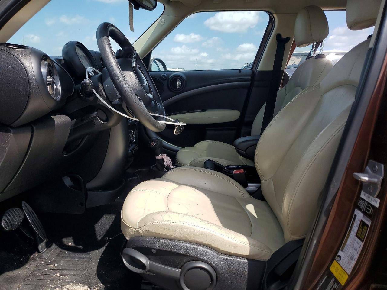 2013 Mini Cooper S Countryman Brown vin: WMWZC3C56DWP24640