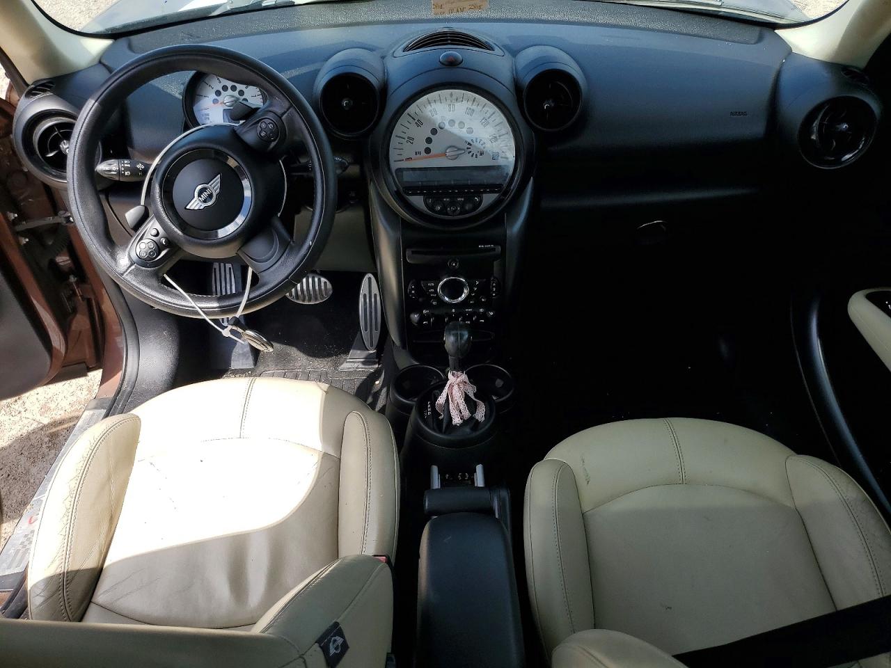 2013 Mini Cooper S Countryman Brown vin: WMWZC3C56DWP24640