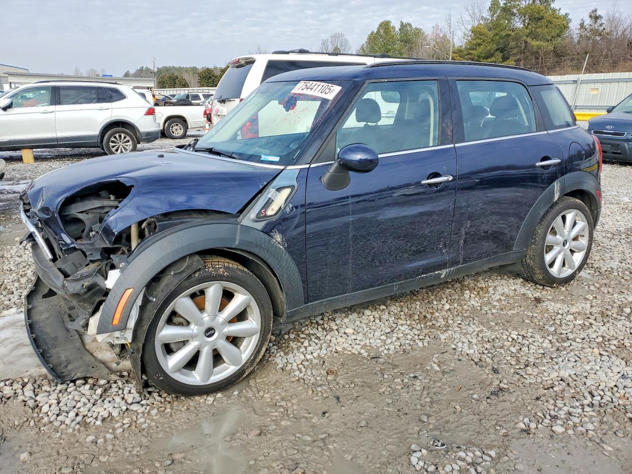 2015 Mini Cooper S Countryman Blue vin: WMWZC3C56FWT01818