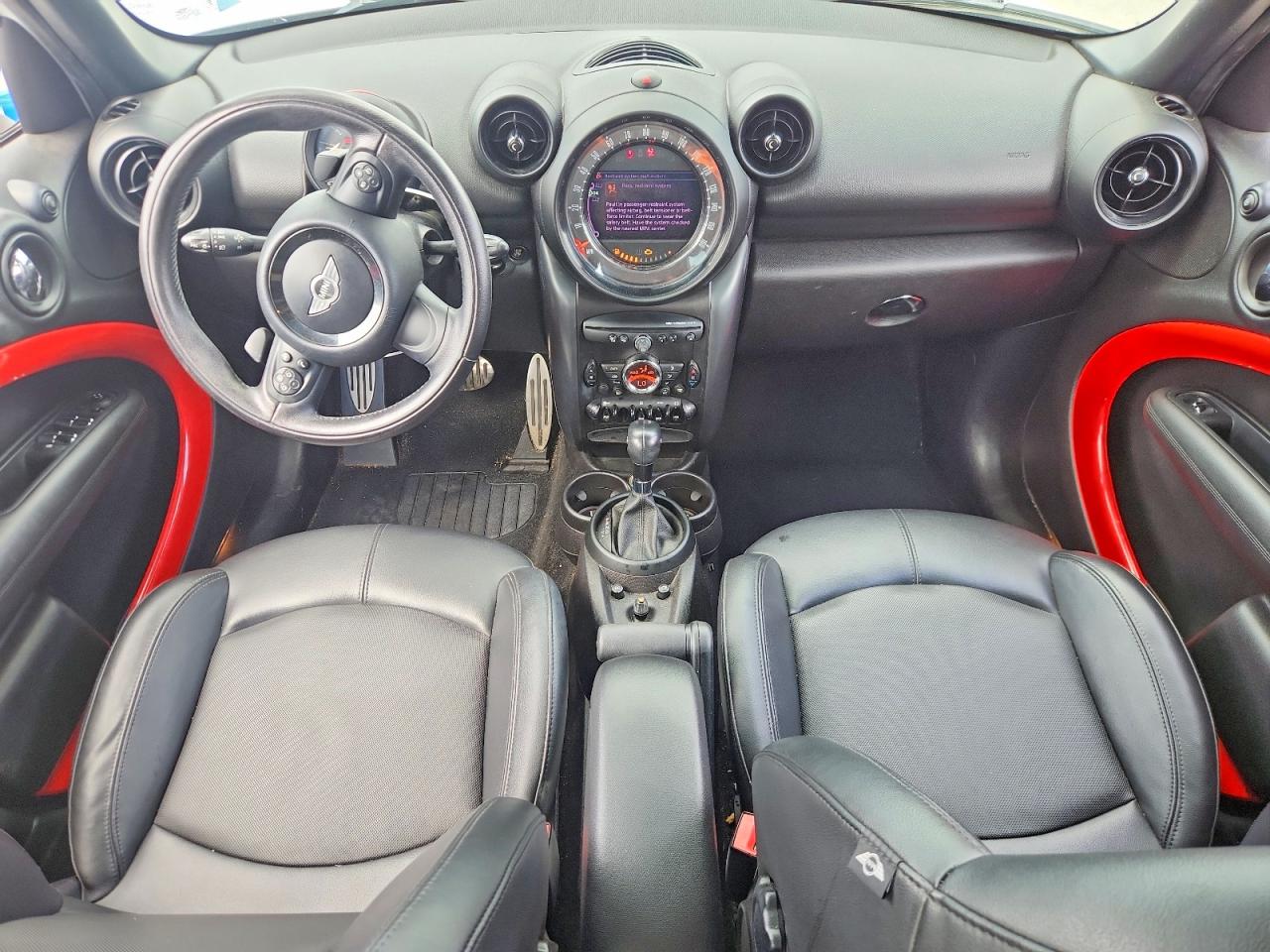 2015 Mini Cooper S Countryman White vin: WMWZC3C56FWT04685