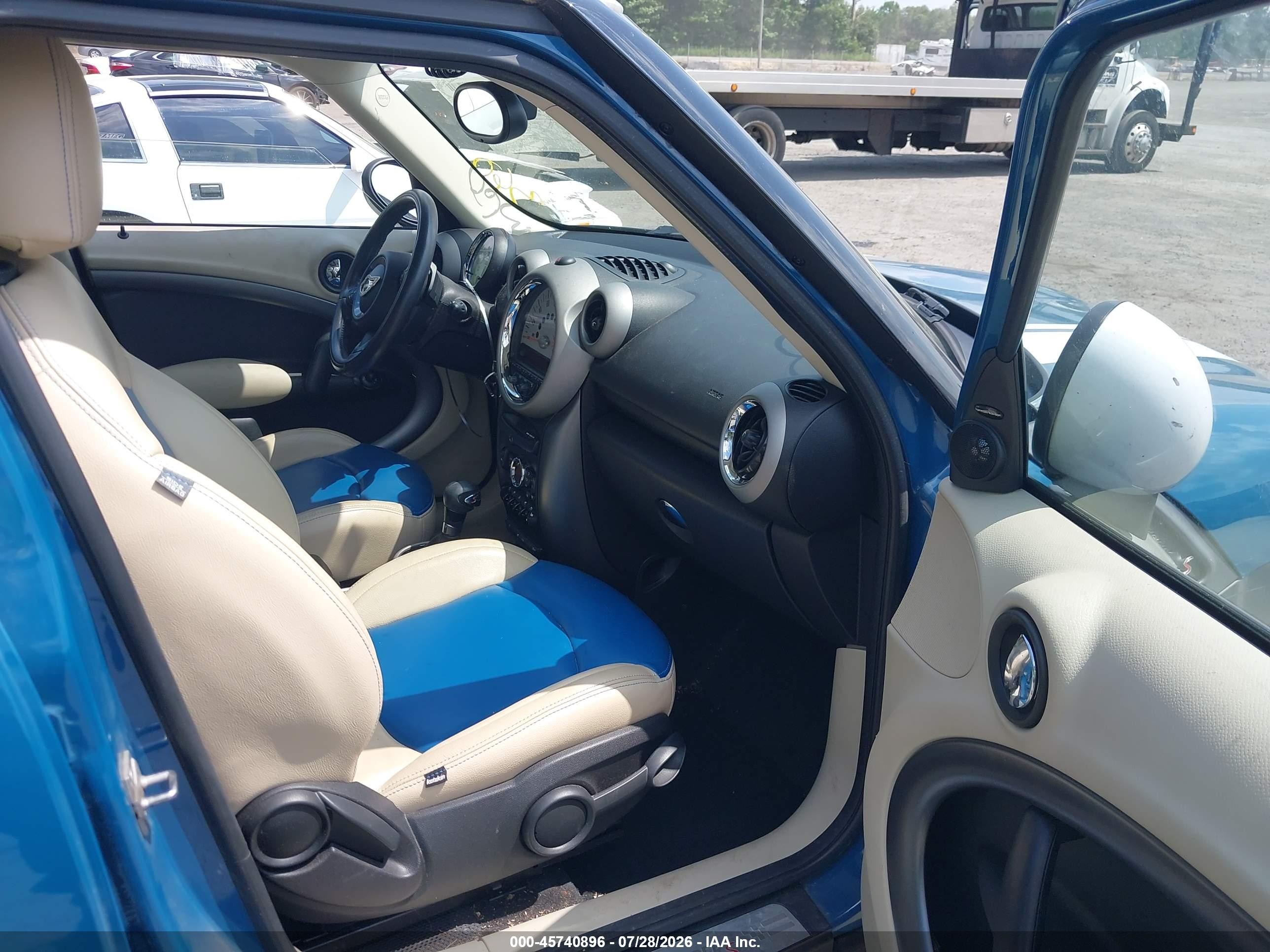 2011 Mini Cooper S Countryman   Blue vin: WMWZC3C57BWL80314