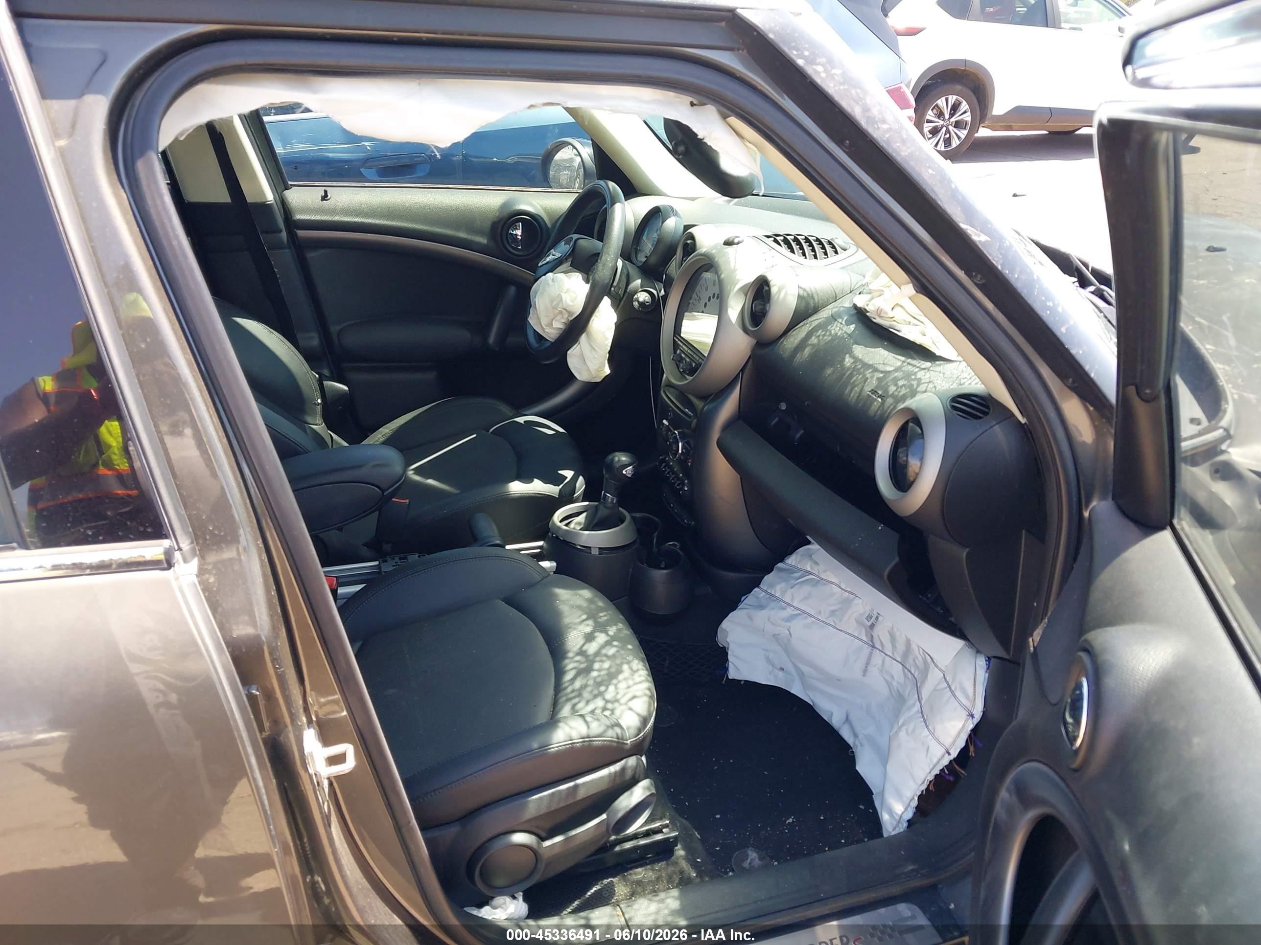 2012 Mini Cooper S Countryman   Gray vin: WMWZC3C57CWL84140