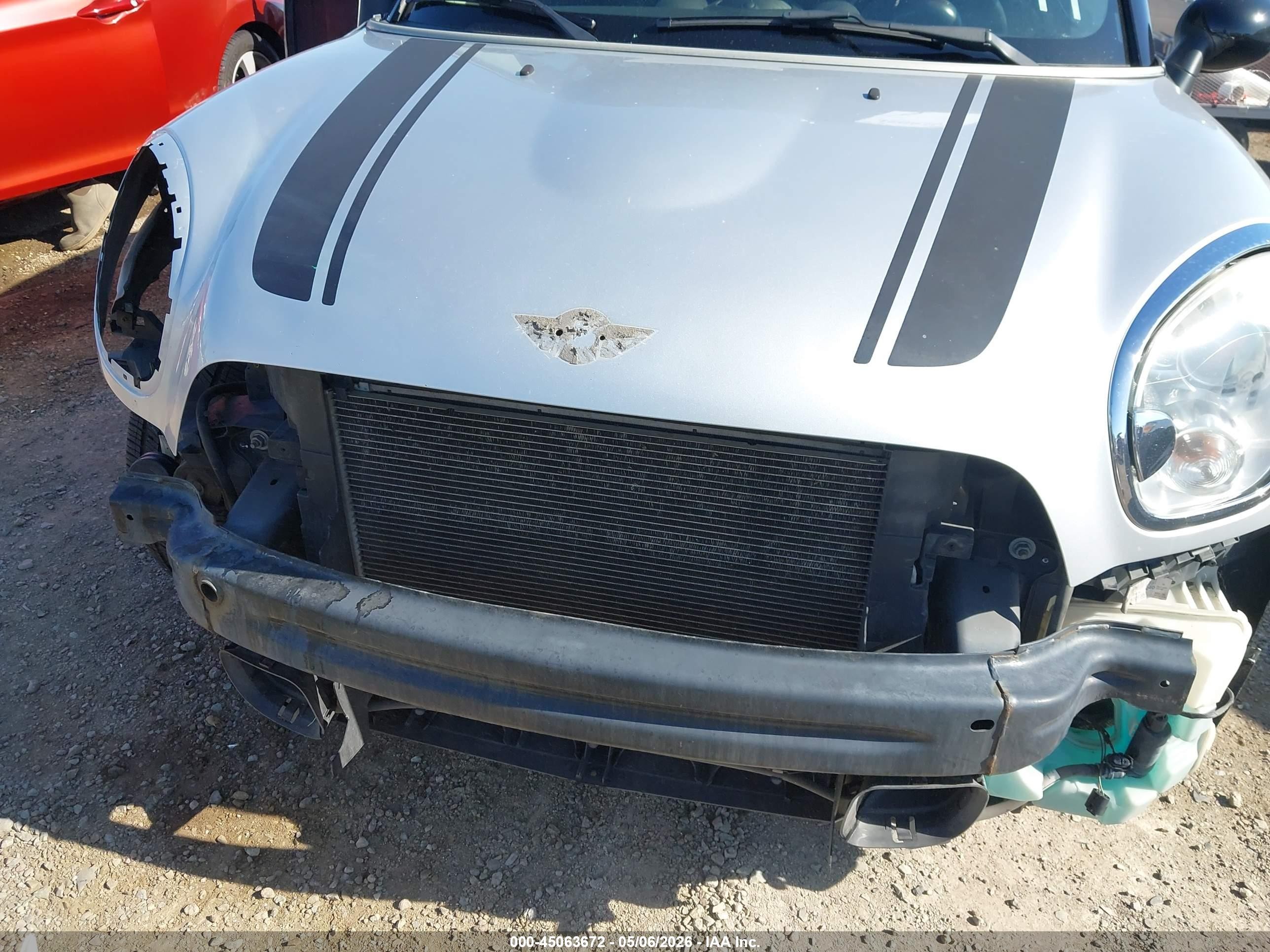 2012 Mini Cooper S Countryman   Silver vin: WMWZC3C57CWL87815