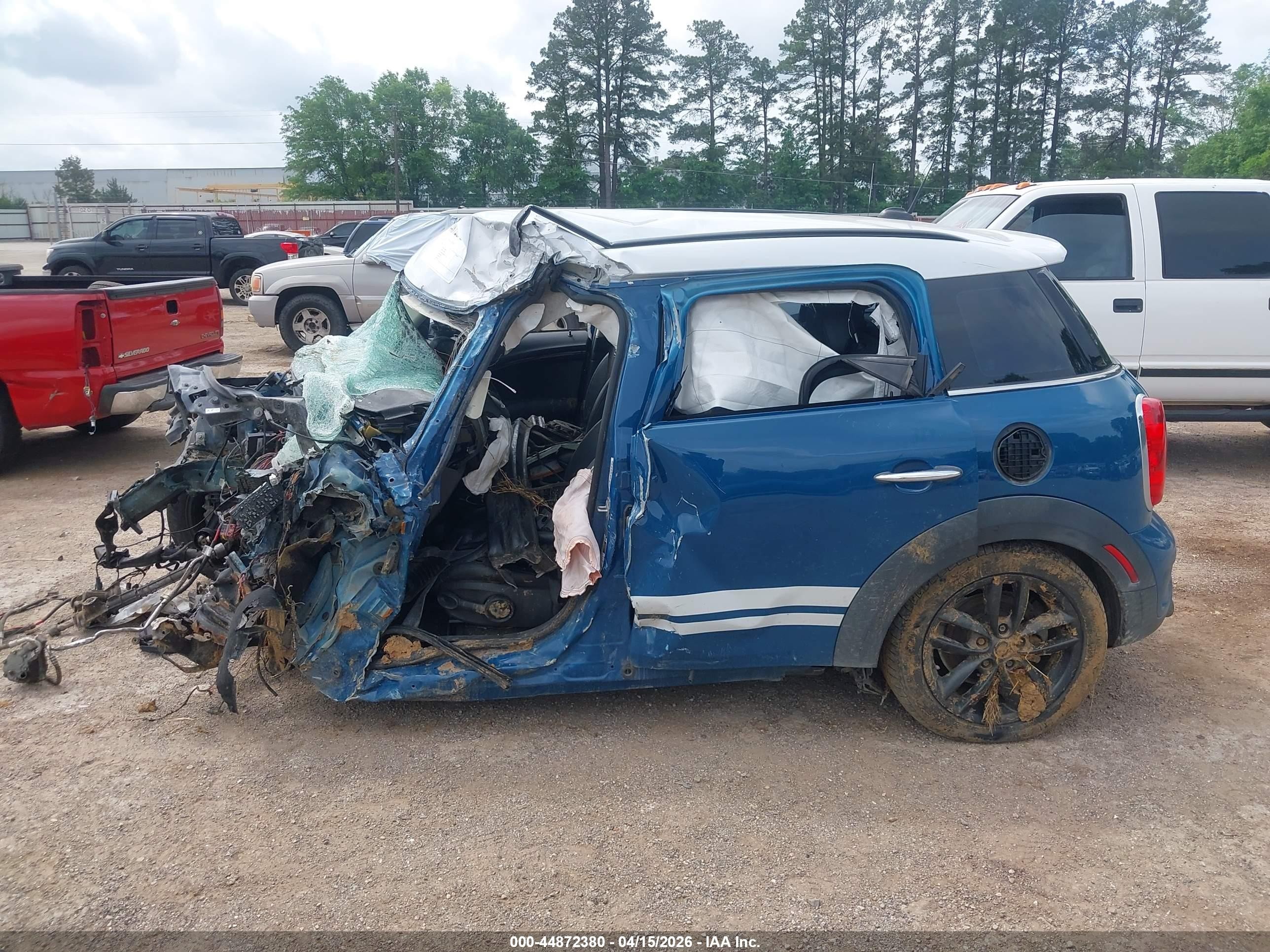 2012 Mini Cooper S Countryman Light Blue vin: WMWZC3C57CWM26290