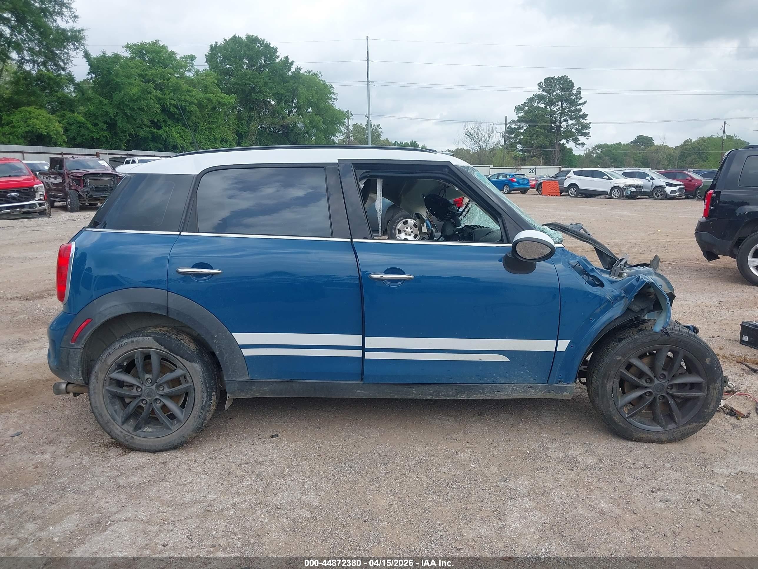 2012 Mini Cooper S Countryman Light Blue vin: WMWZC3C57CWM26290