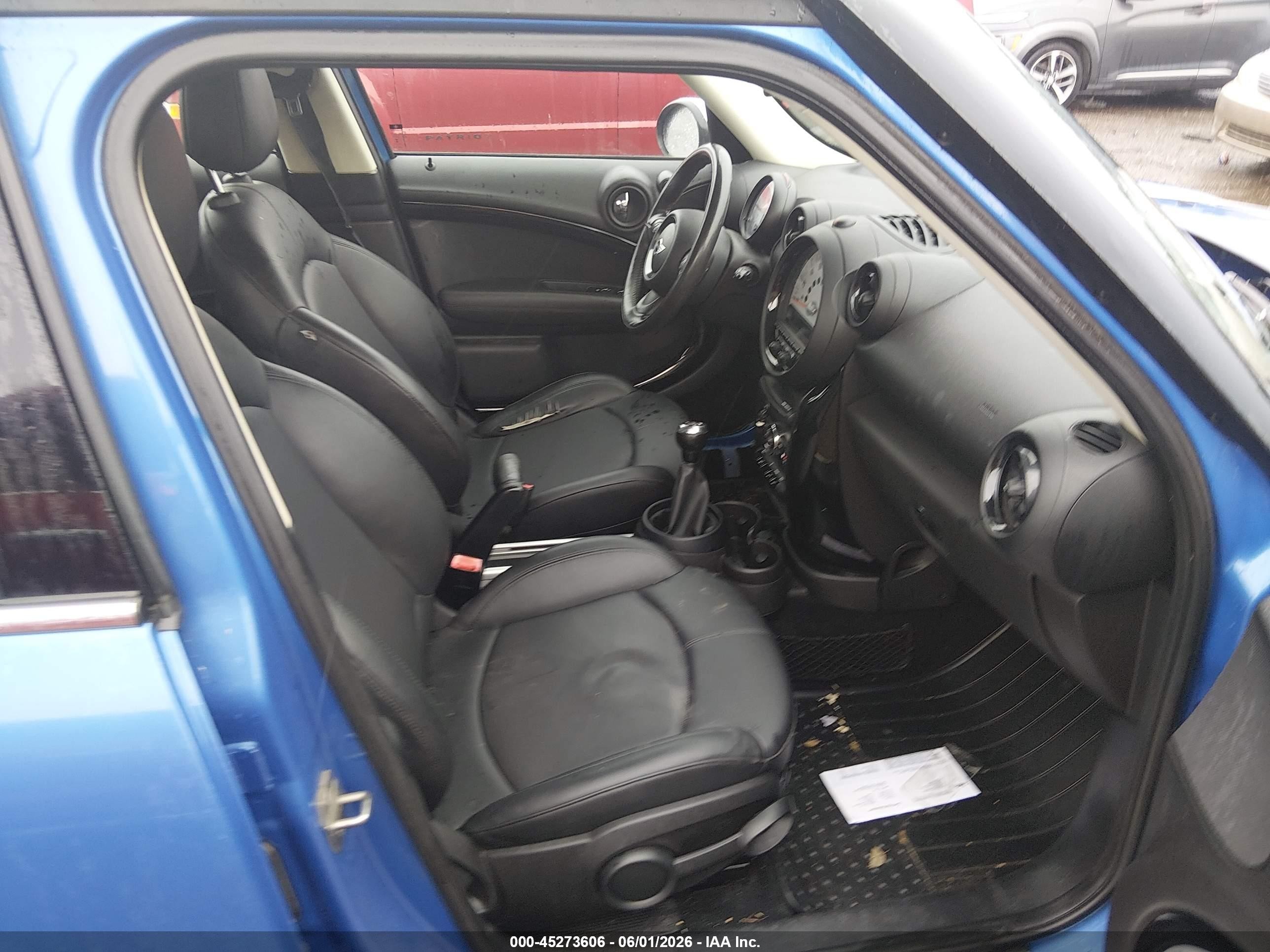 2013 Mini Countryman Cooper S Blue vin: WMWZC3C57DWM28350