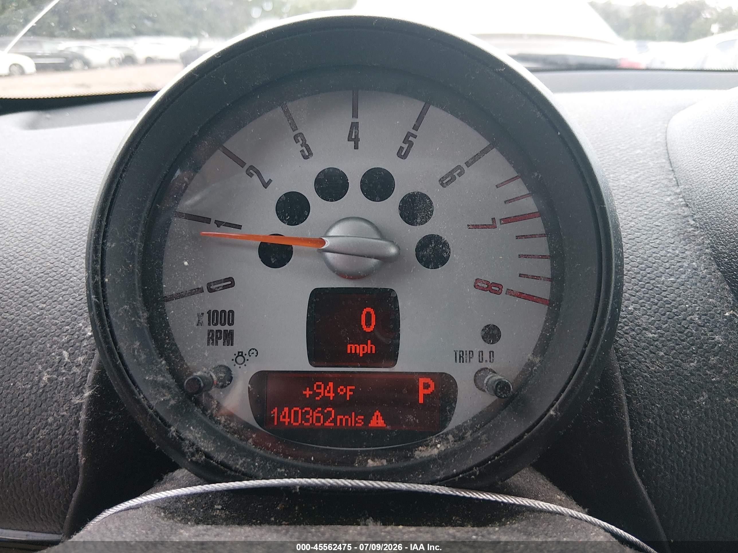 2013 Mini Countryman Cooper S Синий vin: WMWZC3C57DWP24923