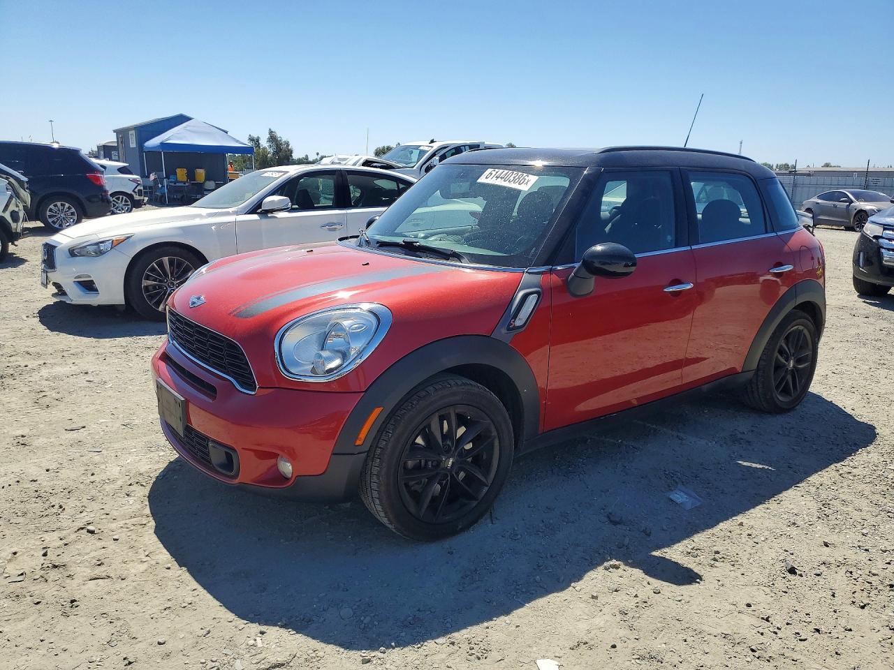 2014 Mini Cooper S Countryman Red vin: WMWZC3C57EWP25345