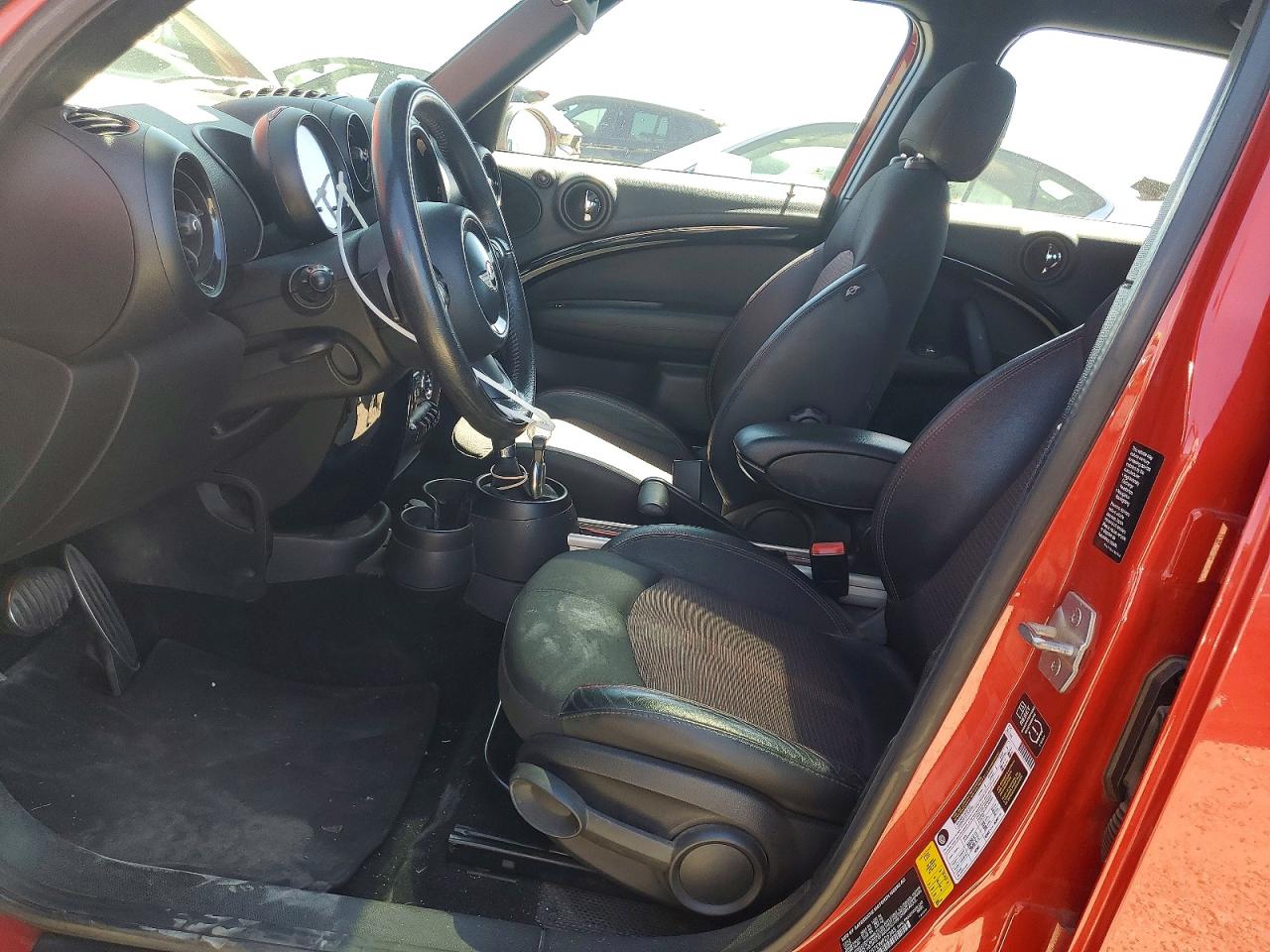 2014 Mini Cooper S Countryman Red vin: WMWZC3C57EWP25345