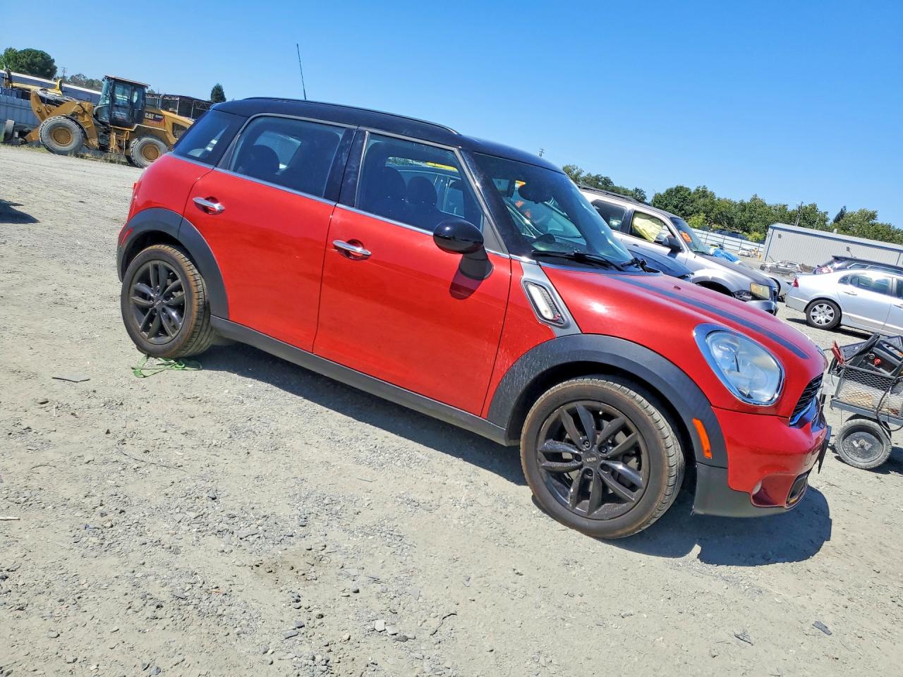 2014 Mini Cooper S Countryman Red vin: WMWZC3C57EWP25345