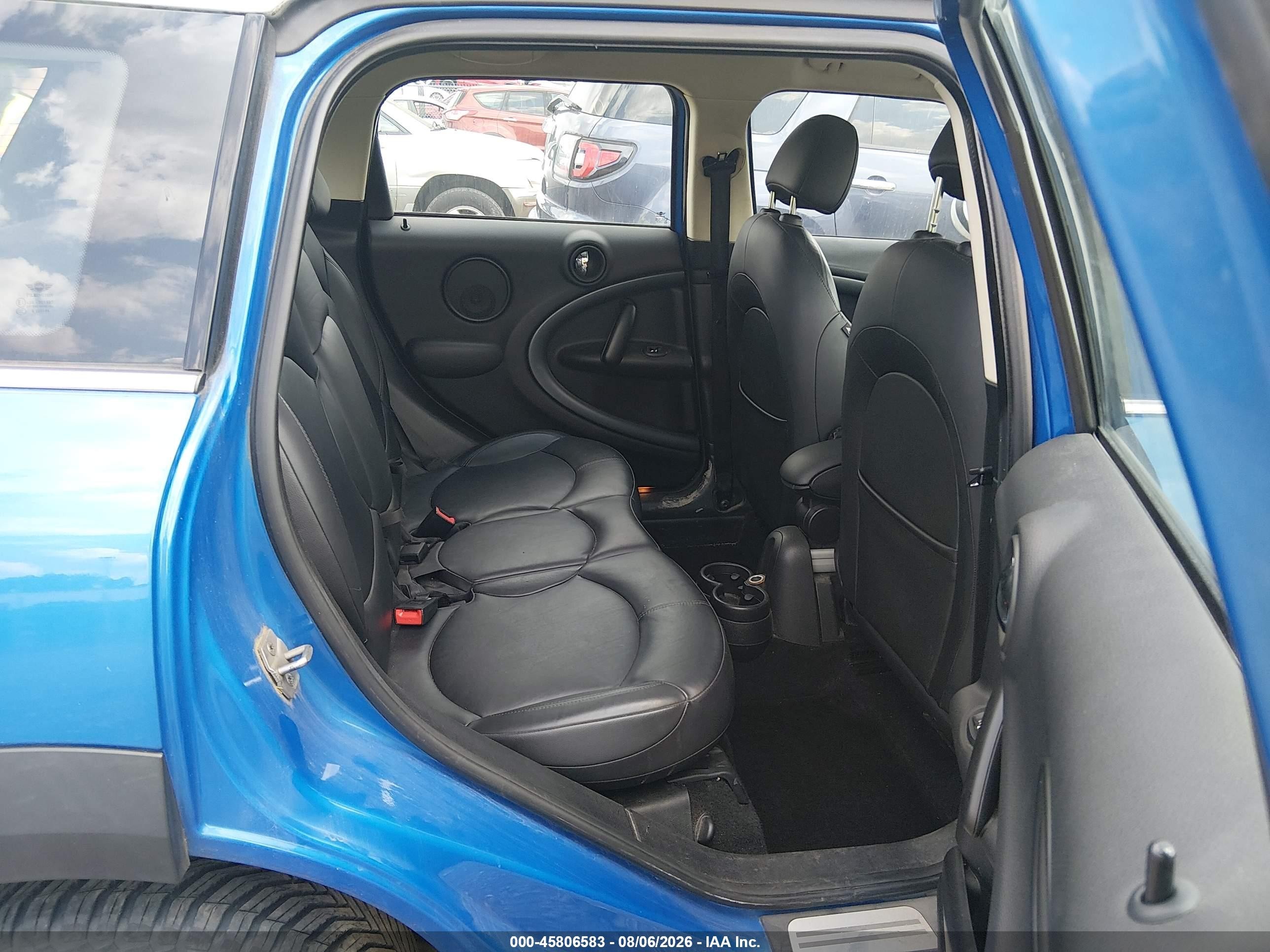 2014 Mini Countryman Cooper S Blue vin: WMWZC3C57EWP27421