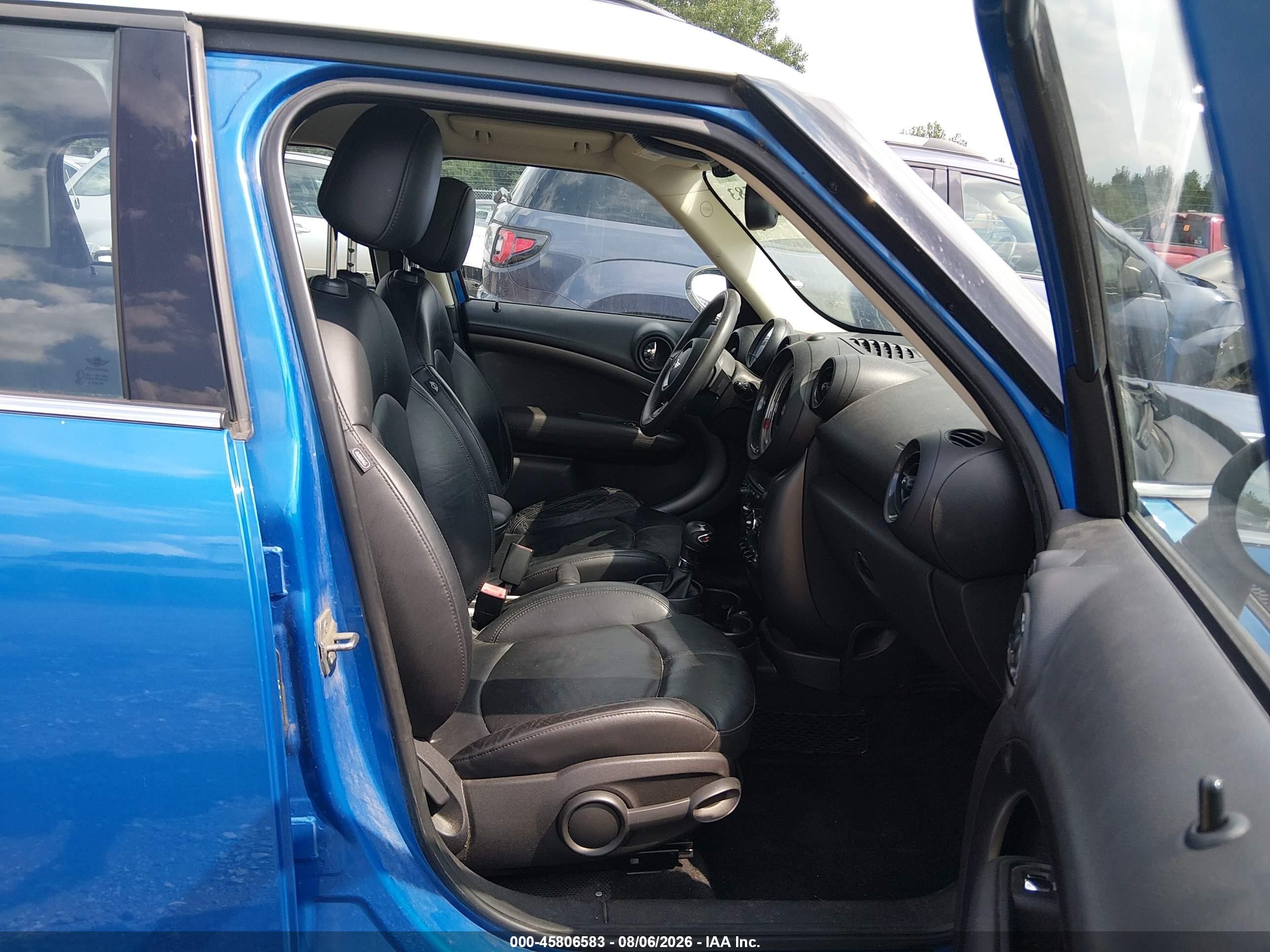 2014 Mini Countryman Cooper S Blue vin: WMWZC3C57EWP27421