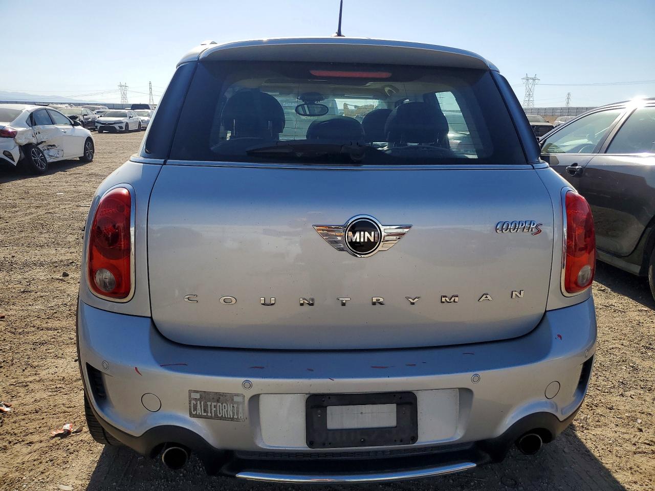 2014 Mini Cooper S Countryman Silver vin: WMWZC3C57EWP28570