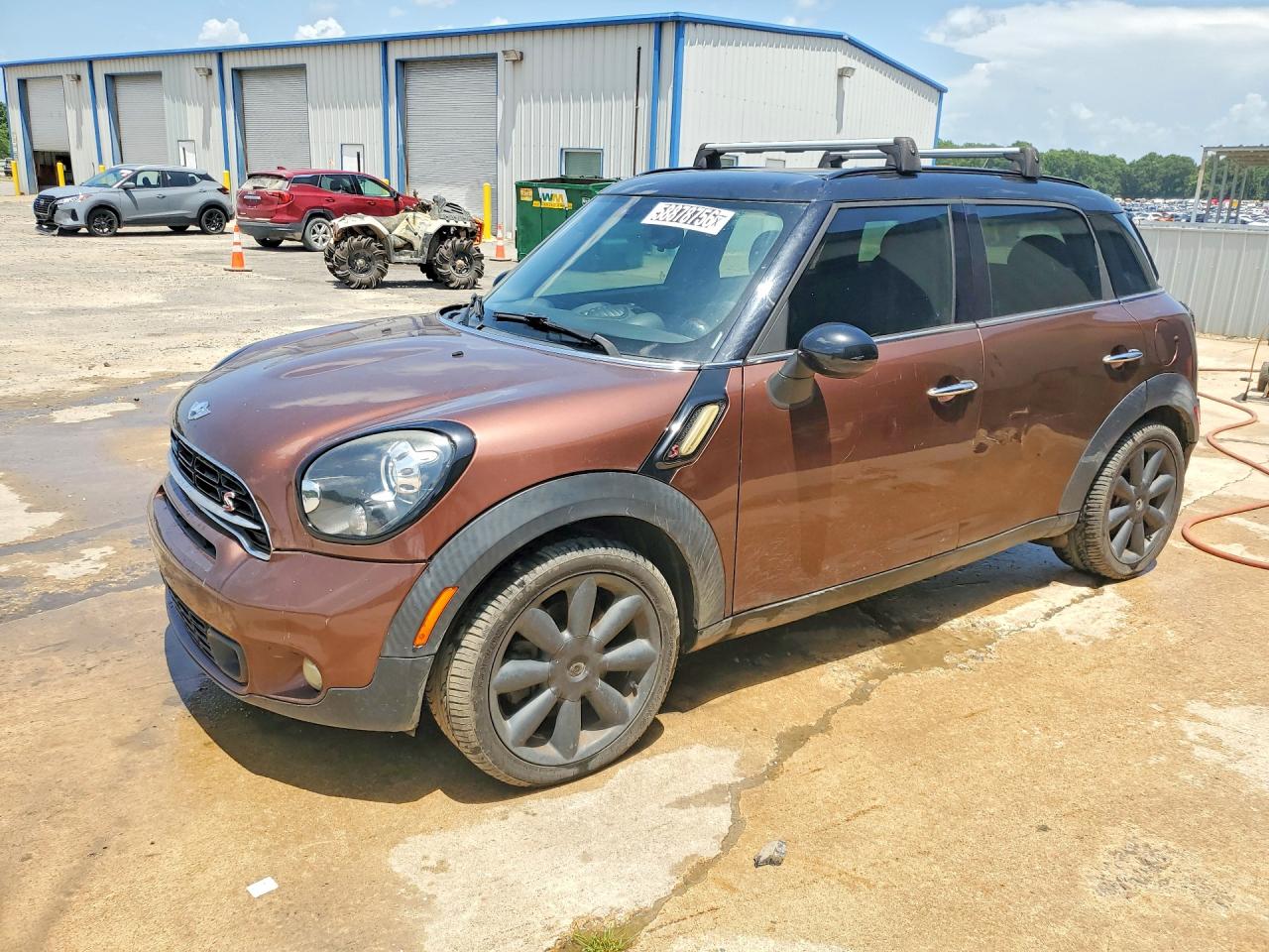 2015 Mini Cooper S Countryman Brown vin: WMWZC3C57FWT01679