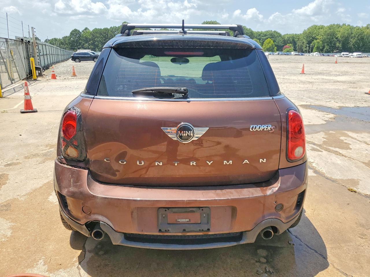 2015 Mini Cooper S Countryman Brown vin: WMWZC3C57FWT01679