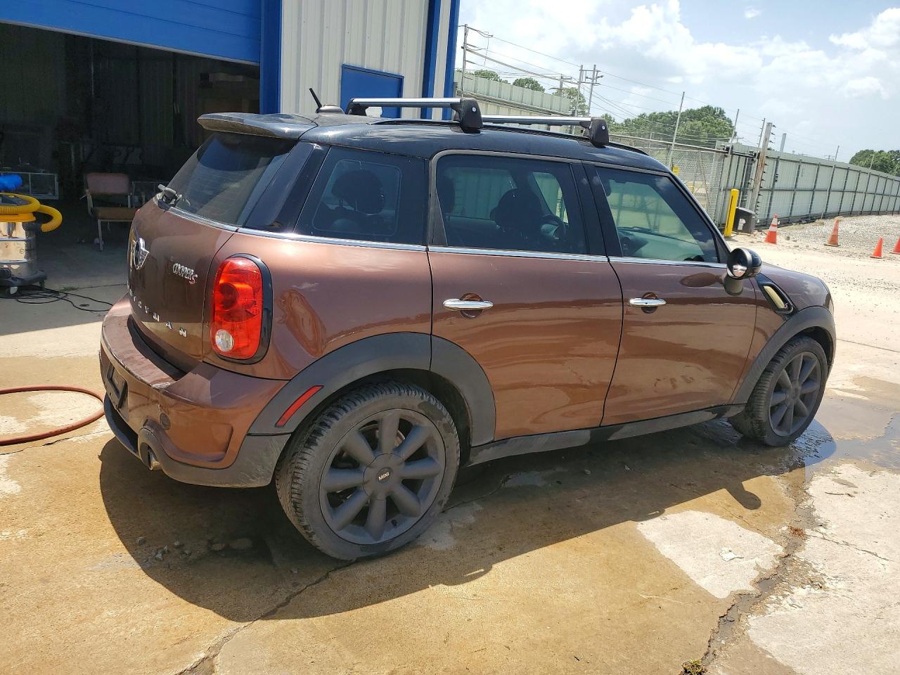 2015 Mini Cooper S Countryman Brown vin: WMWZC3C57FWT01679