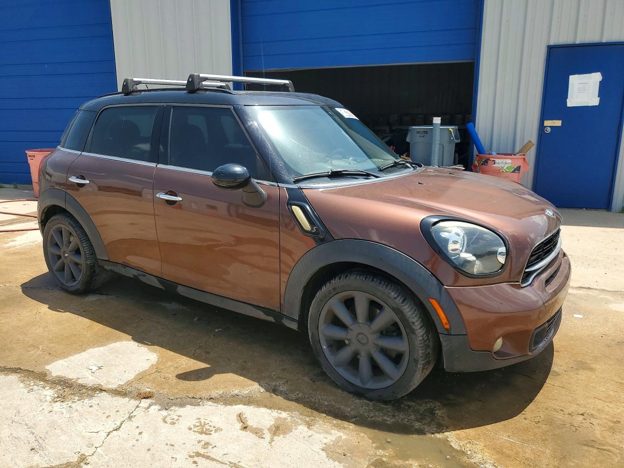 2015 Mini Cooper S Countryman Brown vin: WMWZC3C57FWT01679