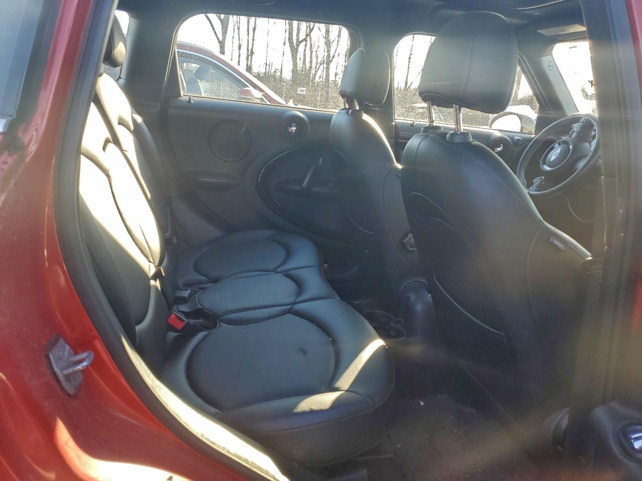 2015 Mini Cooper S Countryman Red vin: WMWZC3C57FWT03643