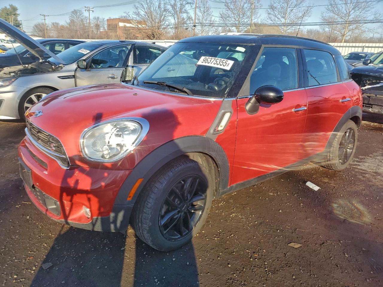 2015 Mini Cooper S Countryman Красный vin: WMWZC3C57FWT03643