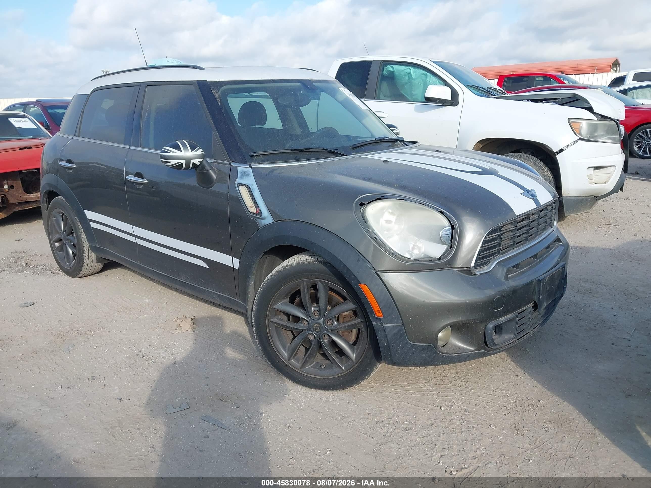 2011 Mini Cooper S Countryman   Gray vin: WMWZC3C58BWH97749