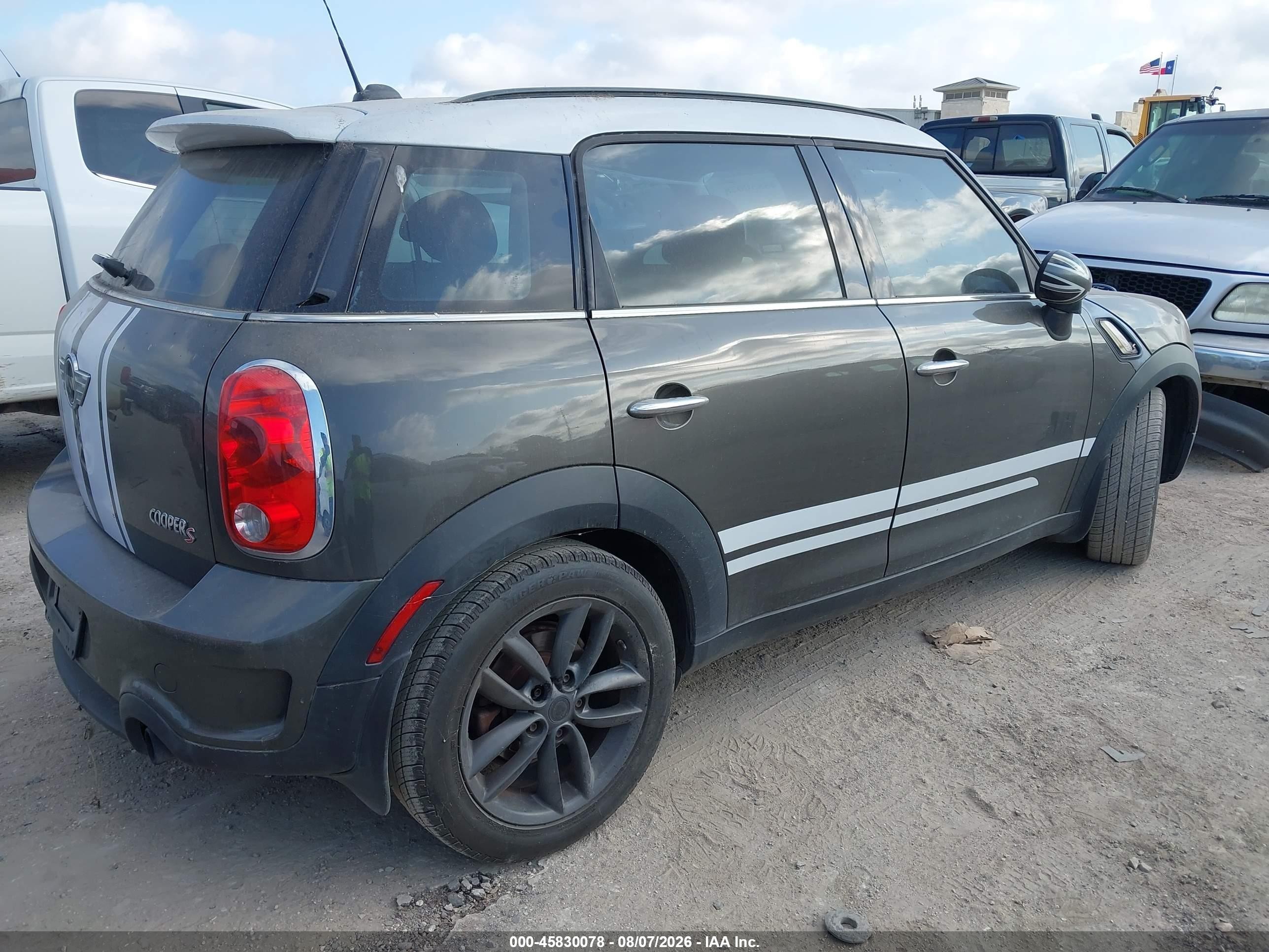 2011 Mini Cooper S Countryman   Gray vin: WMWZC3C58BWH97749