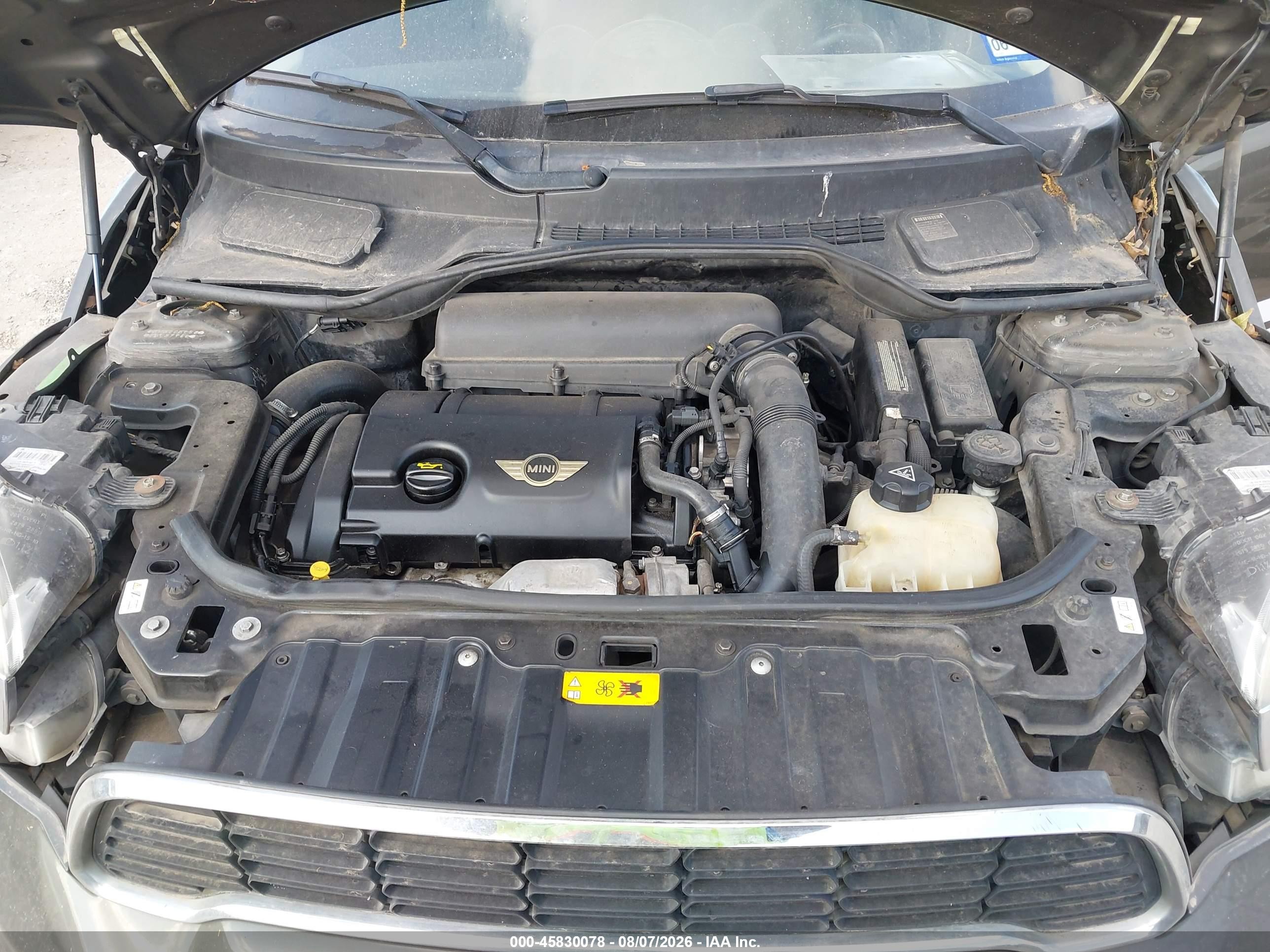 2011 Mini Cooper S Countryman   Gray vin: WMWZC3C58BWH97749