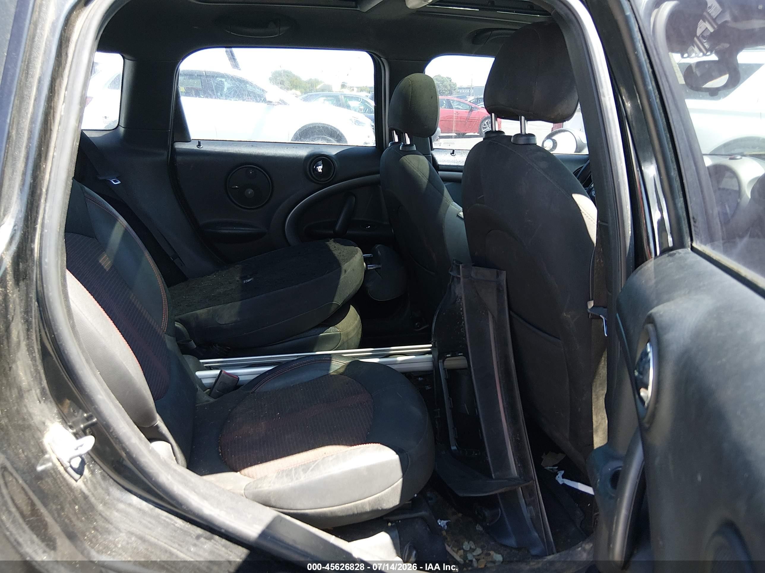 2011 Mini Cooper S Countryman   Black vin: WMWZC3C58BWM25941