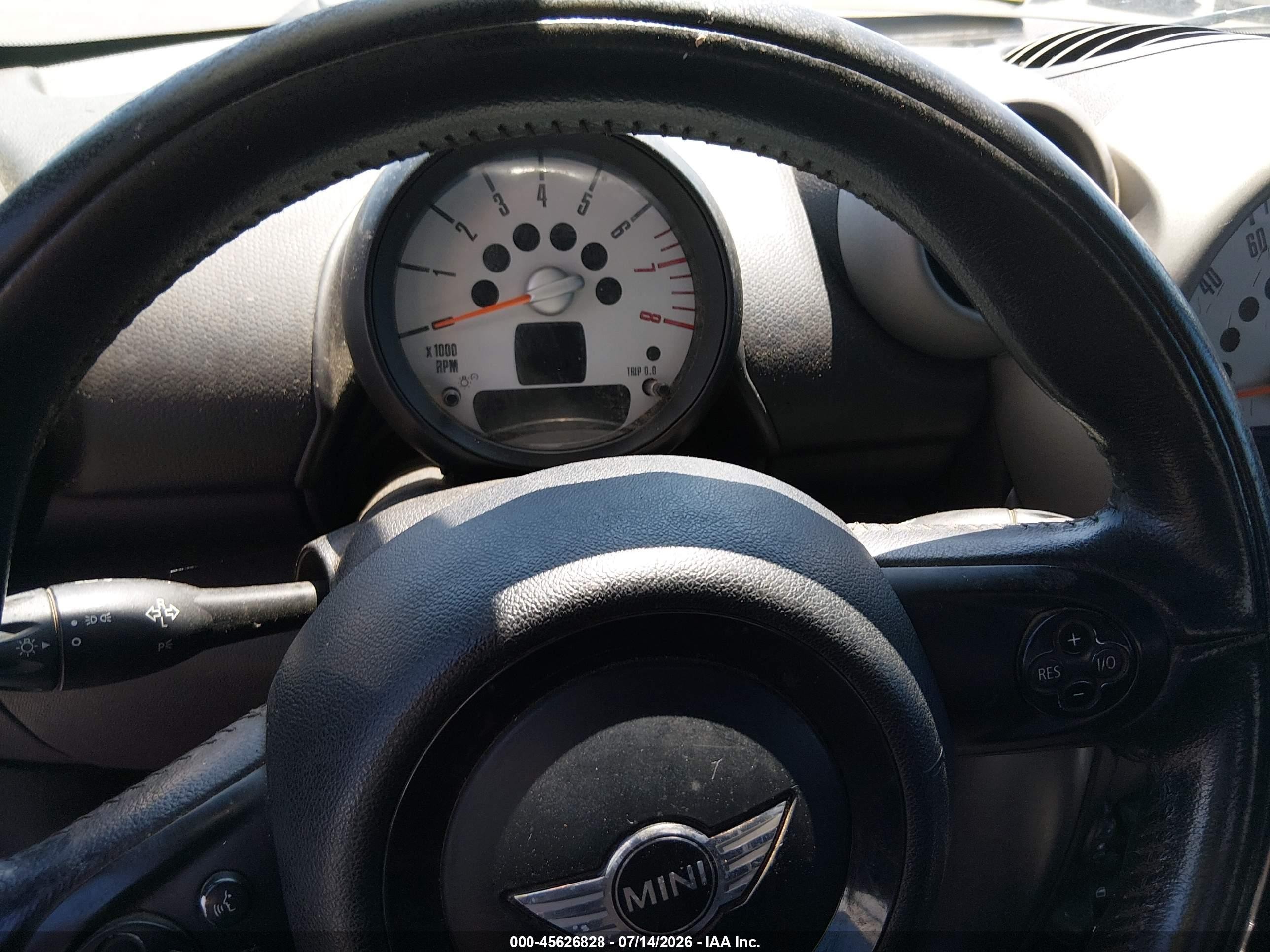 2011 Mini Cooper S Countryman   Black vin: WMWZC3C58BWM25941