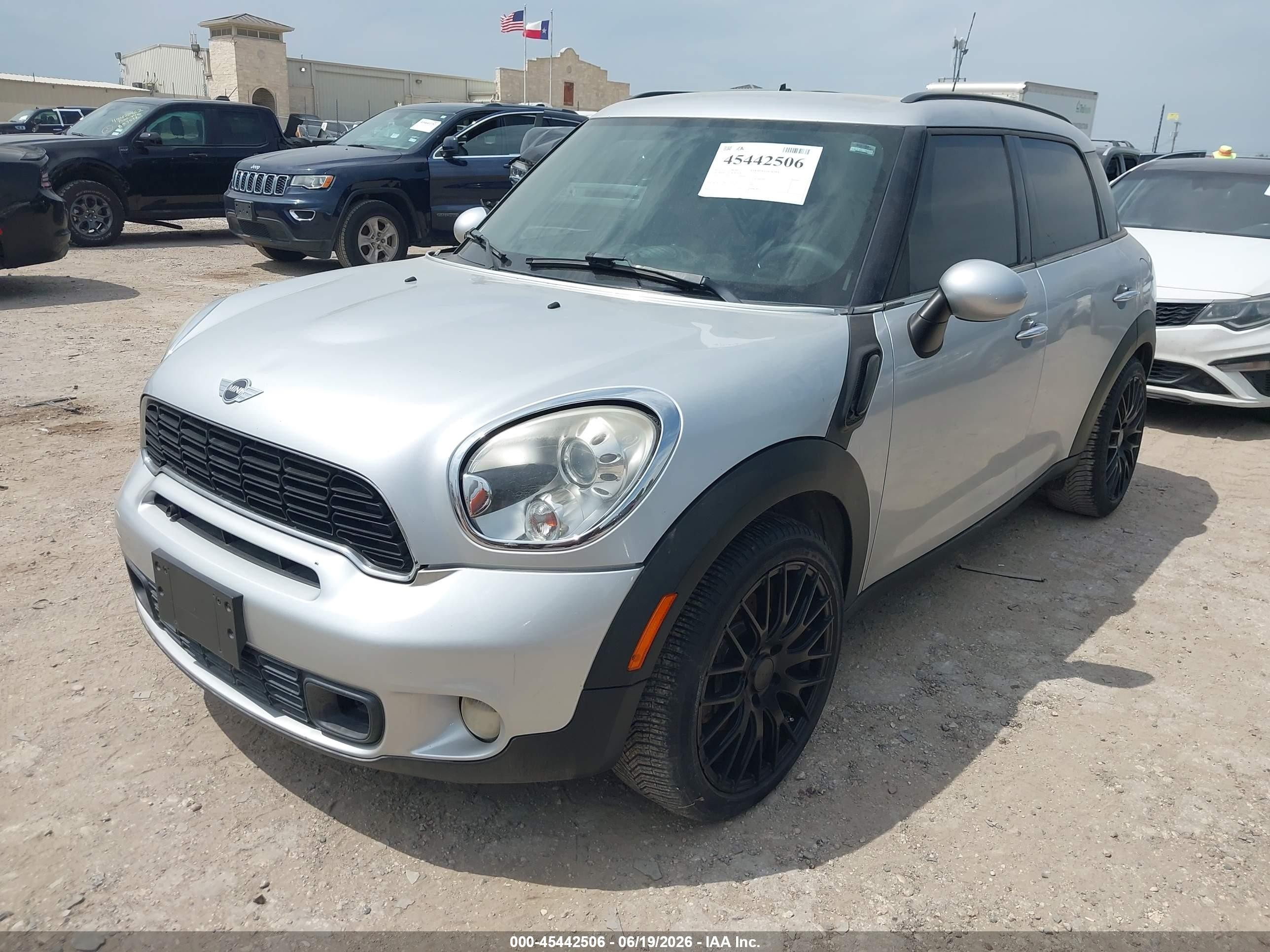 2012 Mini Cooper Countryman S Серебряный vin: WMWZC3C58CWL83823