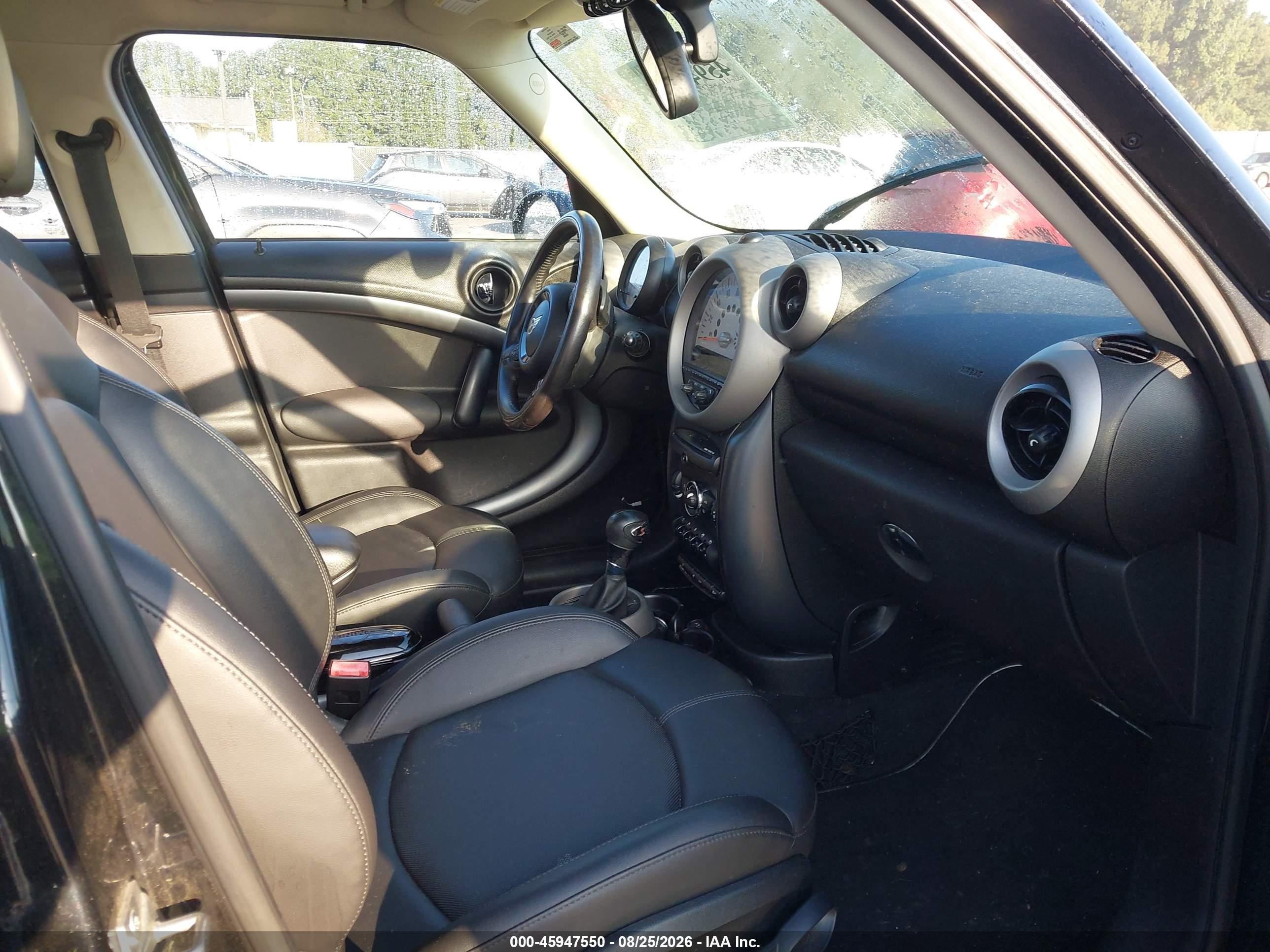 2012 Mini Cooper S Countryman   Black vin: WMWZC3C58CWL85443