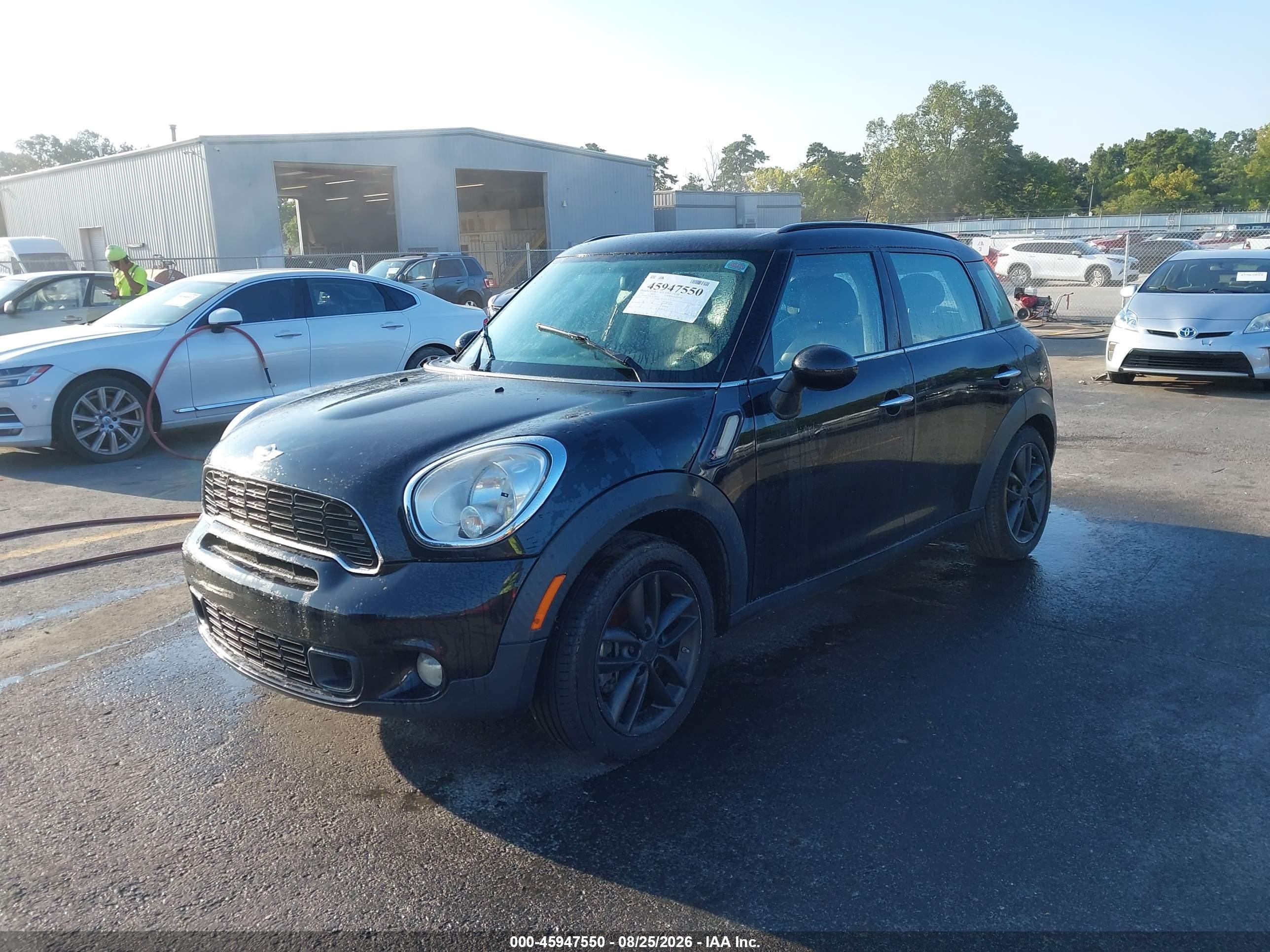 2012 Mini Cooper S Countryman   Black vin: WMWZC3C58CWL85443