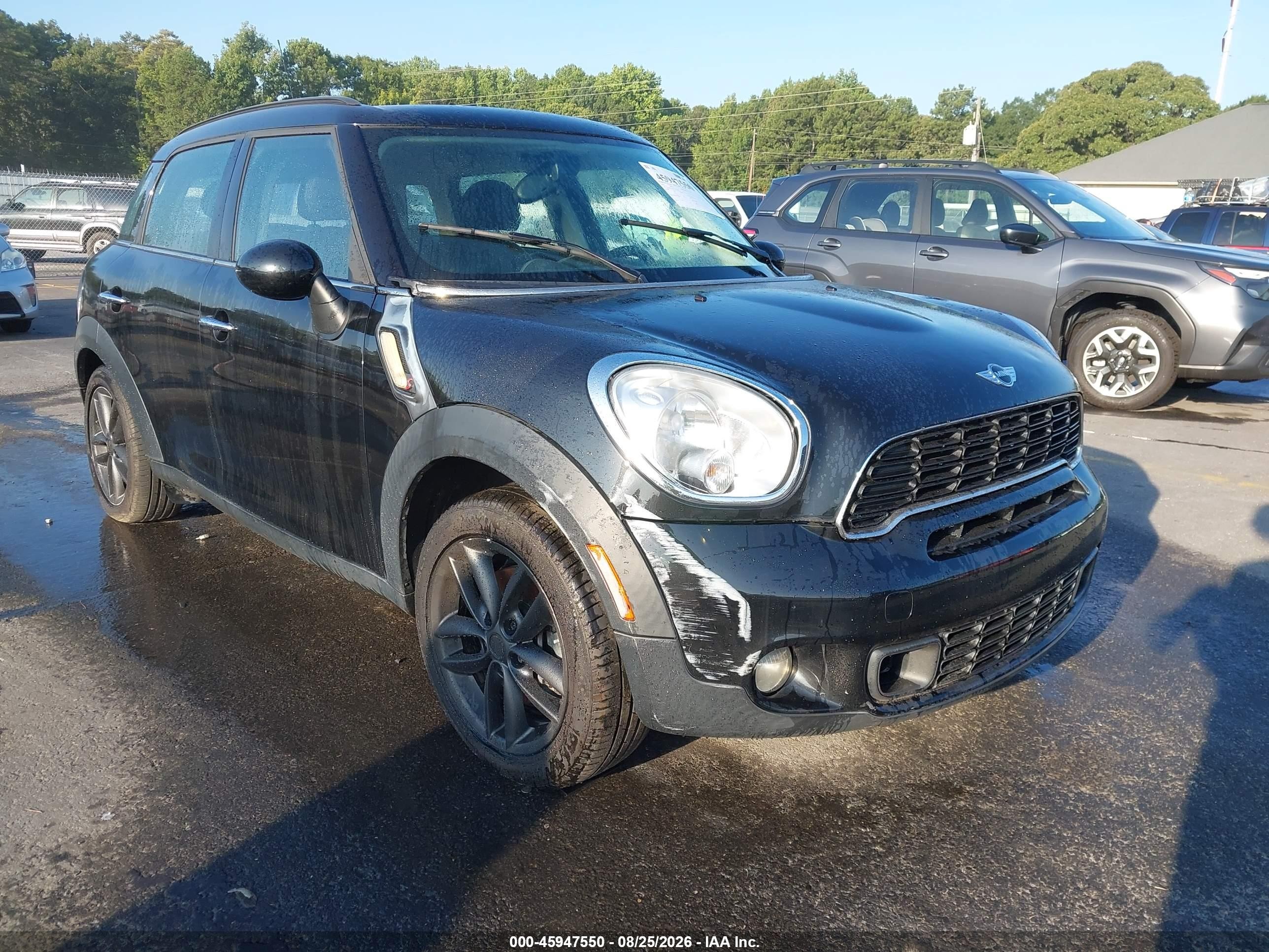 2012 Mini Cooper S Countryman   Black vin: WMWZC3C58CWL85443